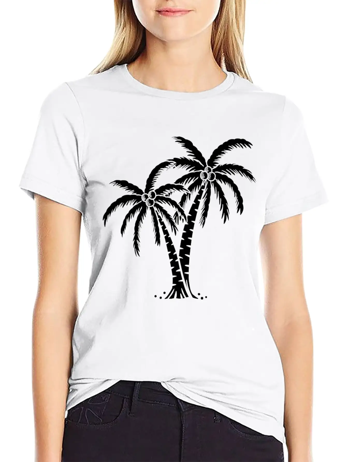 Palm Tree Timeless Short Sleeve Tee – Comfy And Minimalist Design