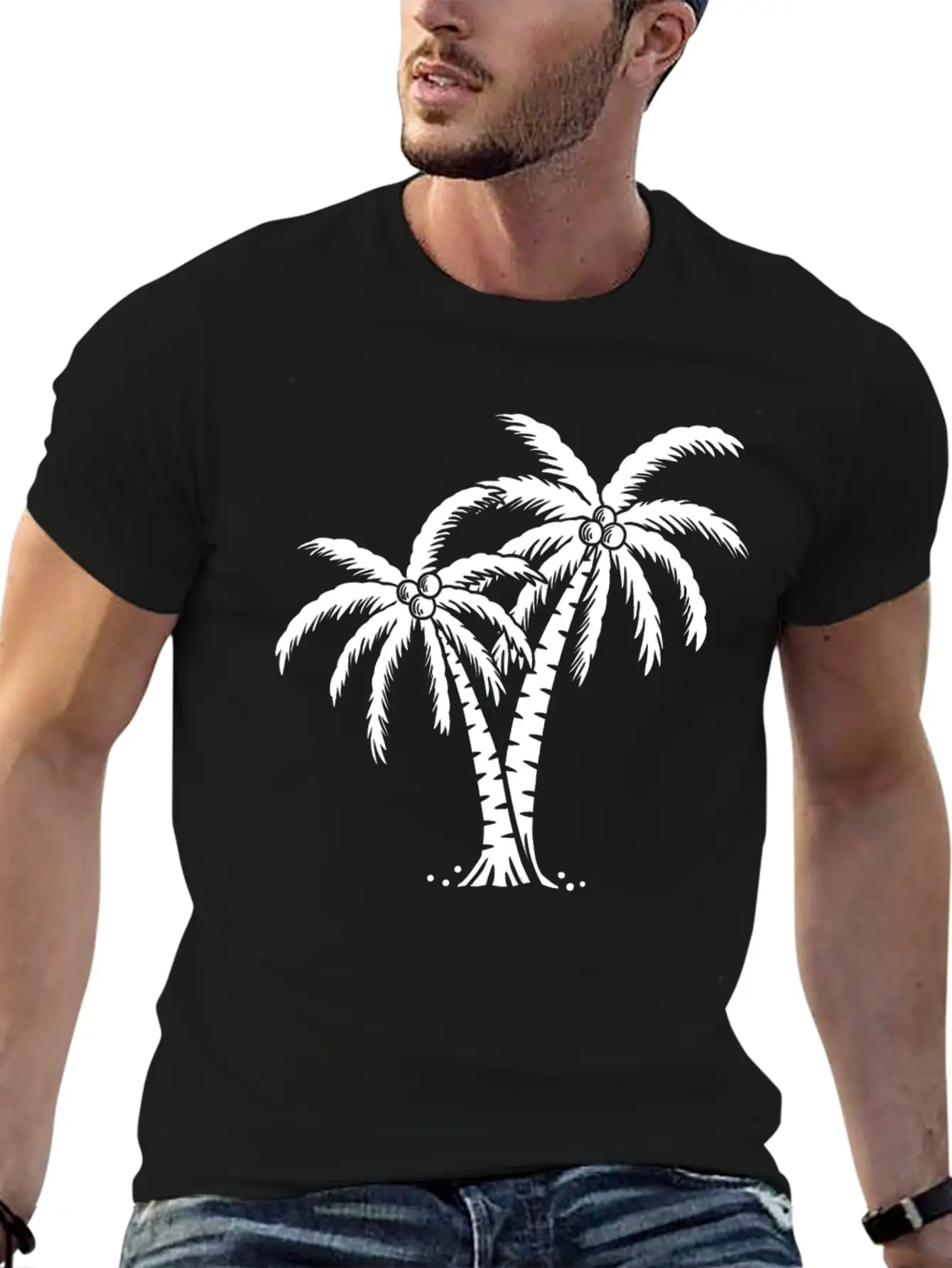 Palm Tree Timeless Short Sleeve Tee – Comfy And Minimalist Design