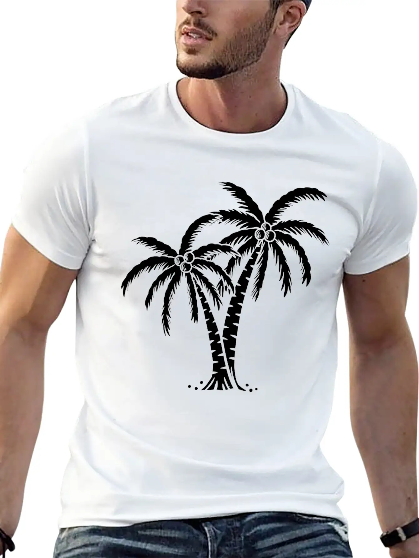 Palm Tree Timeless Short Sleeve Tee – Comfy And Minimalist Design