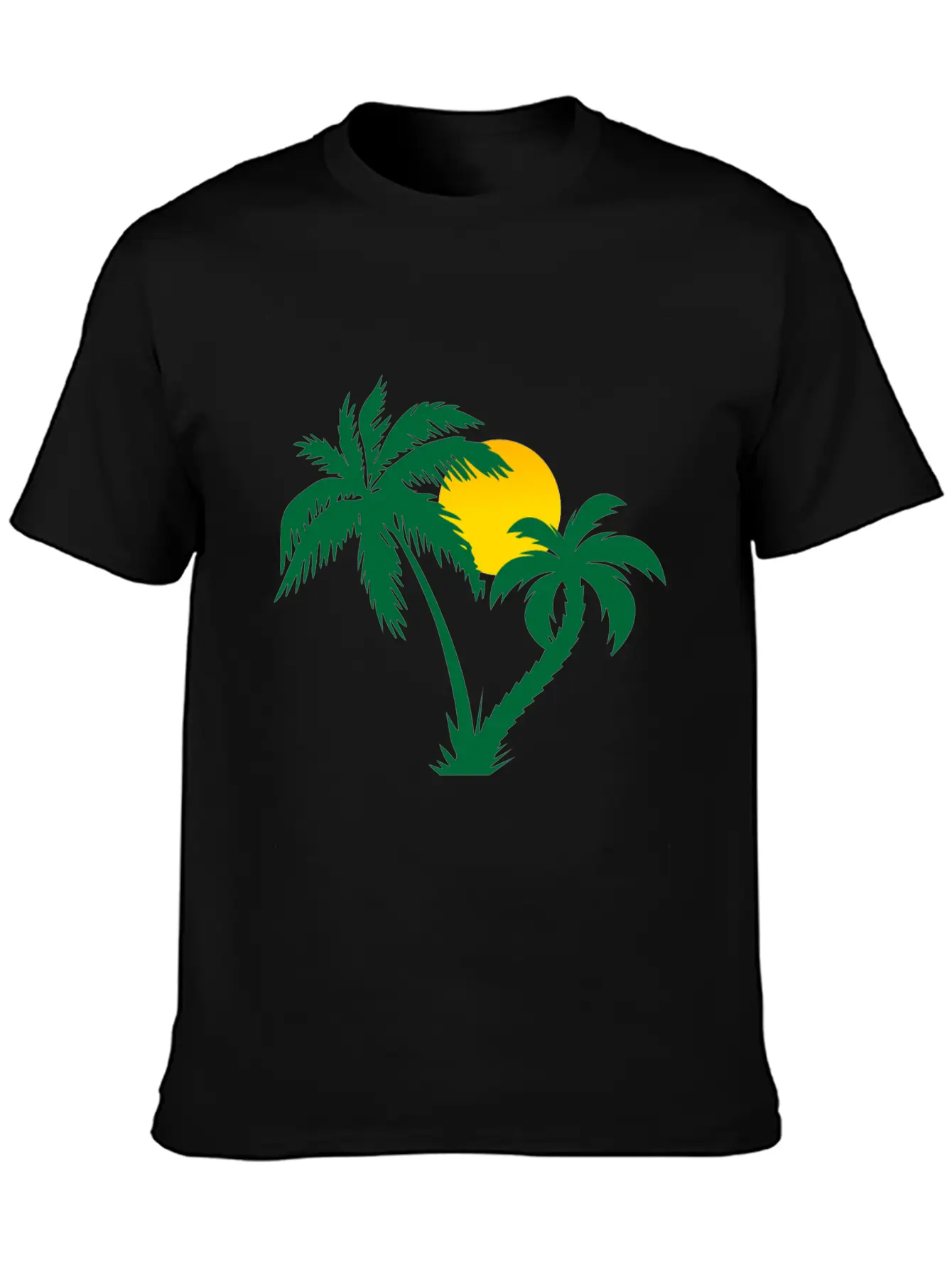 Palm Trees Timeless Short Sleeve Tee – Comfy And Minimalist Design