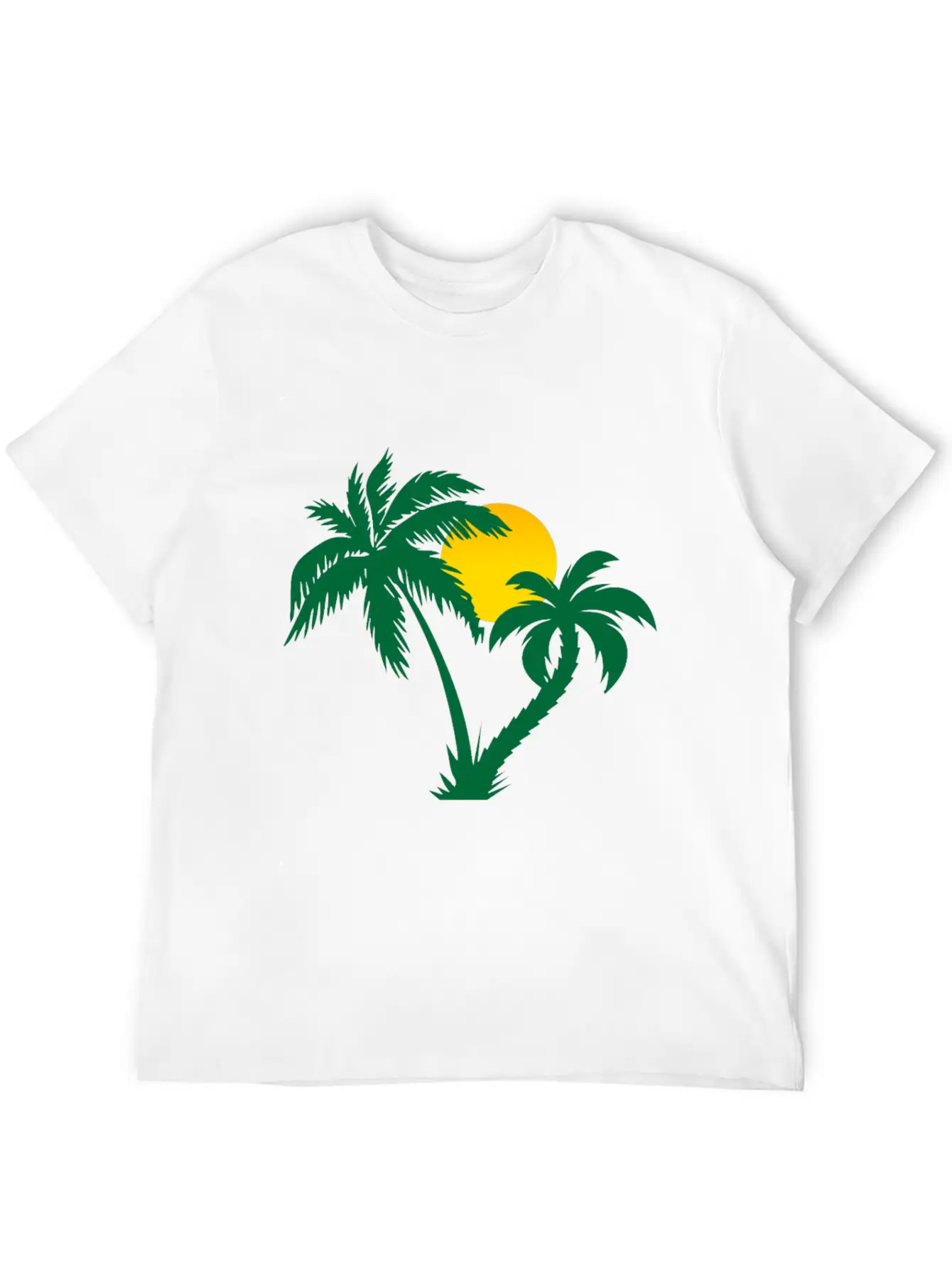 Palm Trees Timeless Short Sleeve Tee – Comfy And Minimalist Design
