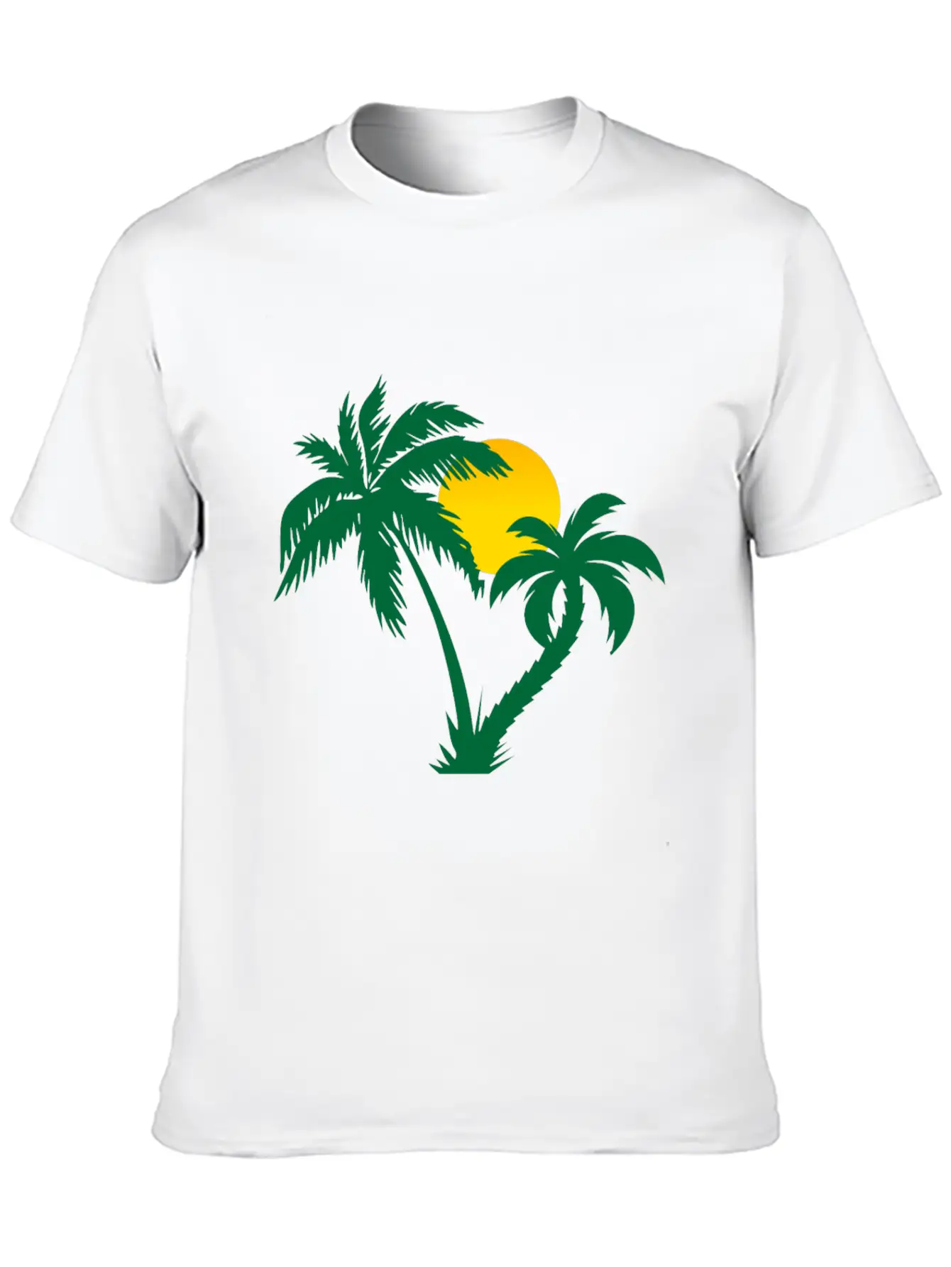 Palm Trees Timeless Short Sleeve Tee – Comfy And Minimalist Design