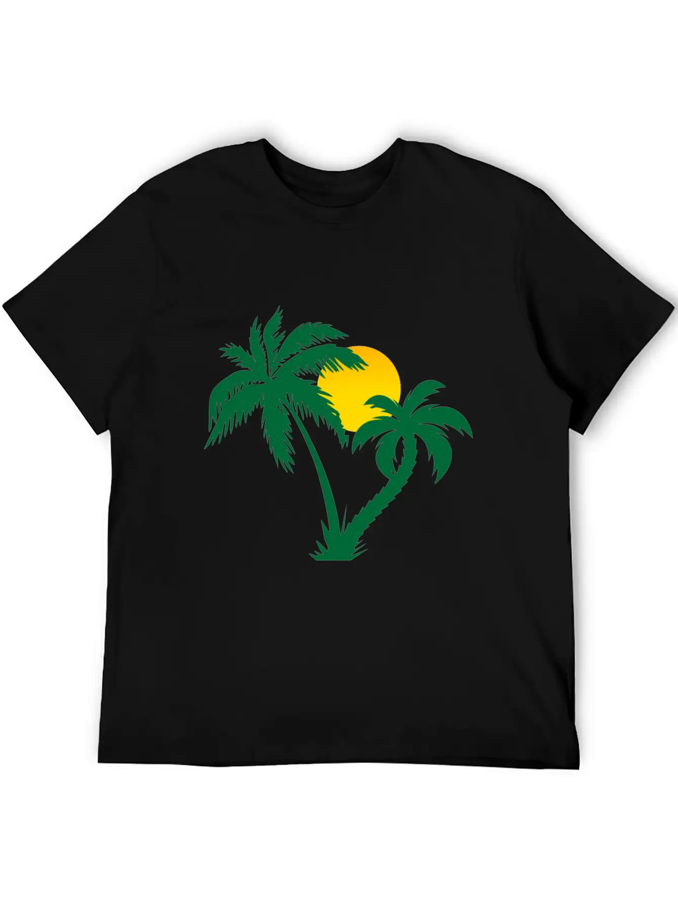 Palm Trees Timeless Short Sleeve Tee – Comfy And Minimalist Design