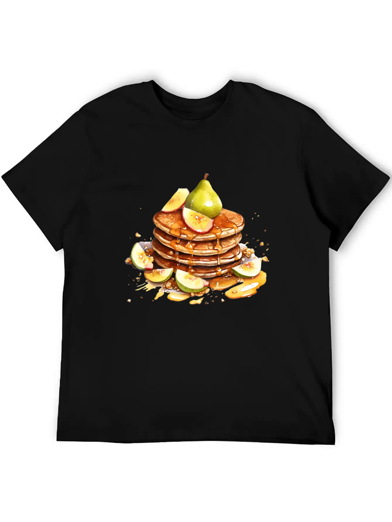 Pancakes With Pear And Fig Comfortable Minimalist Graphic Tee – Summer Style Essential