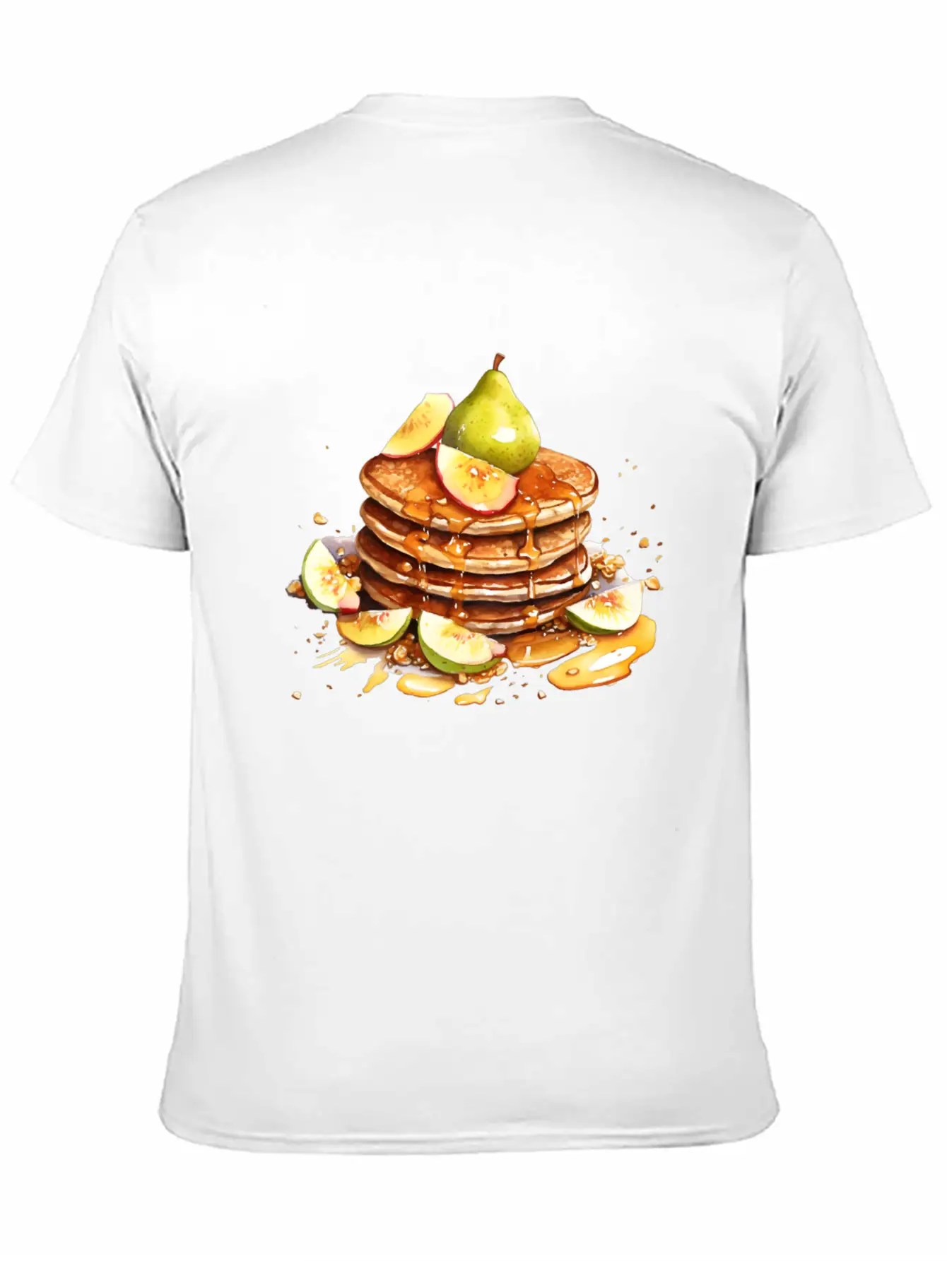 Pancakes With Pear And Fig Comfortable Minimalist Graphic Tee – Summer Style Essential