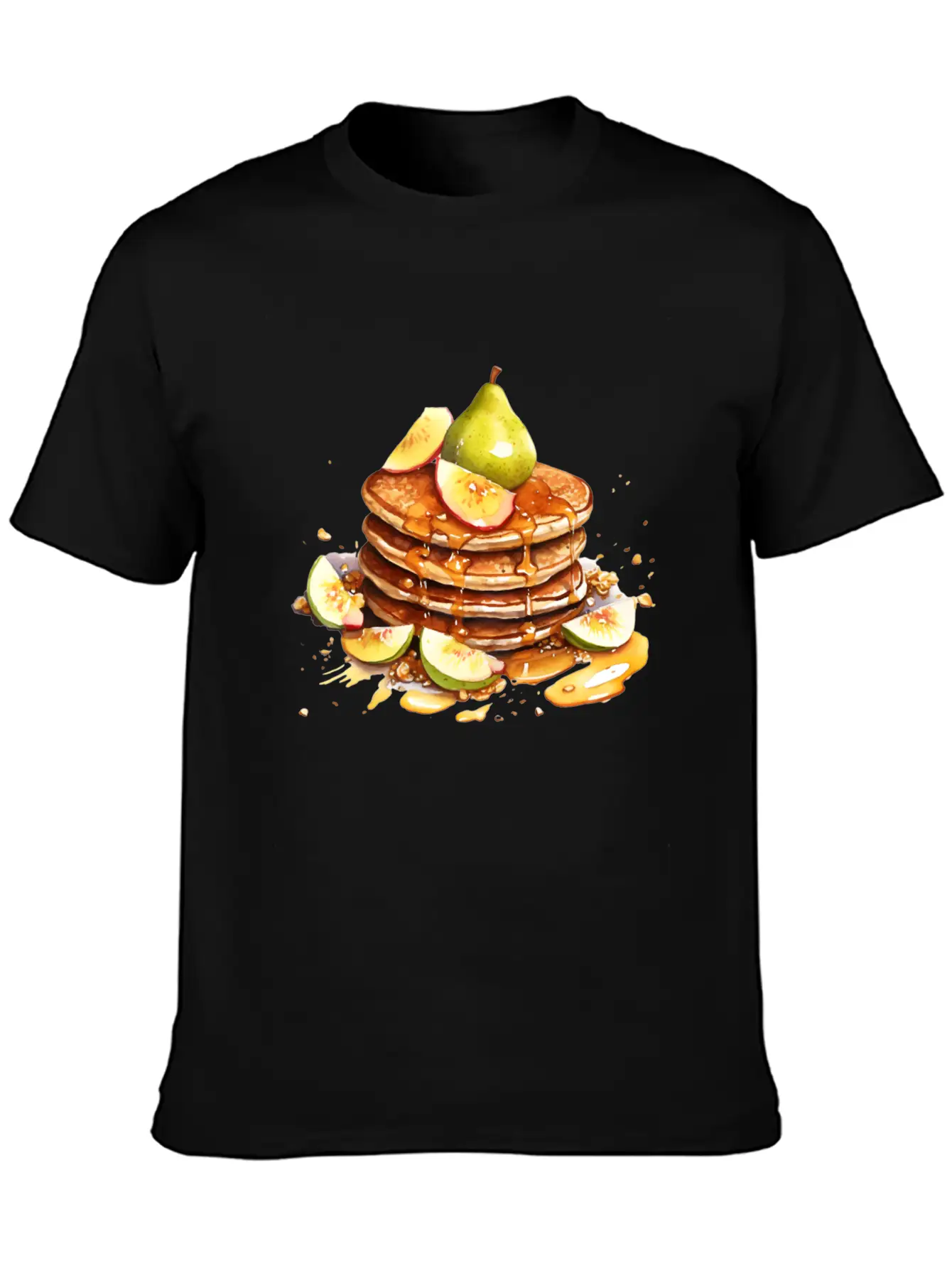 Pancakes With Pear And Fig Comfortable Minimalist Graphic Tee – Summer Style Essential