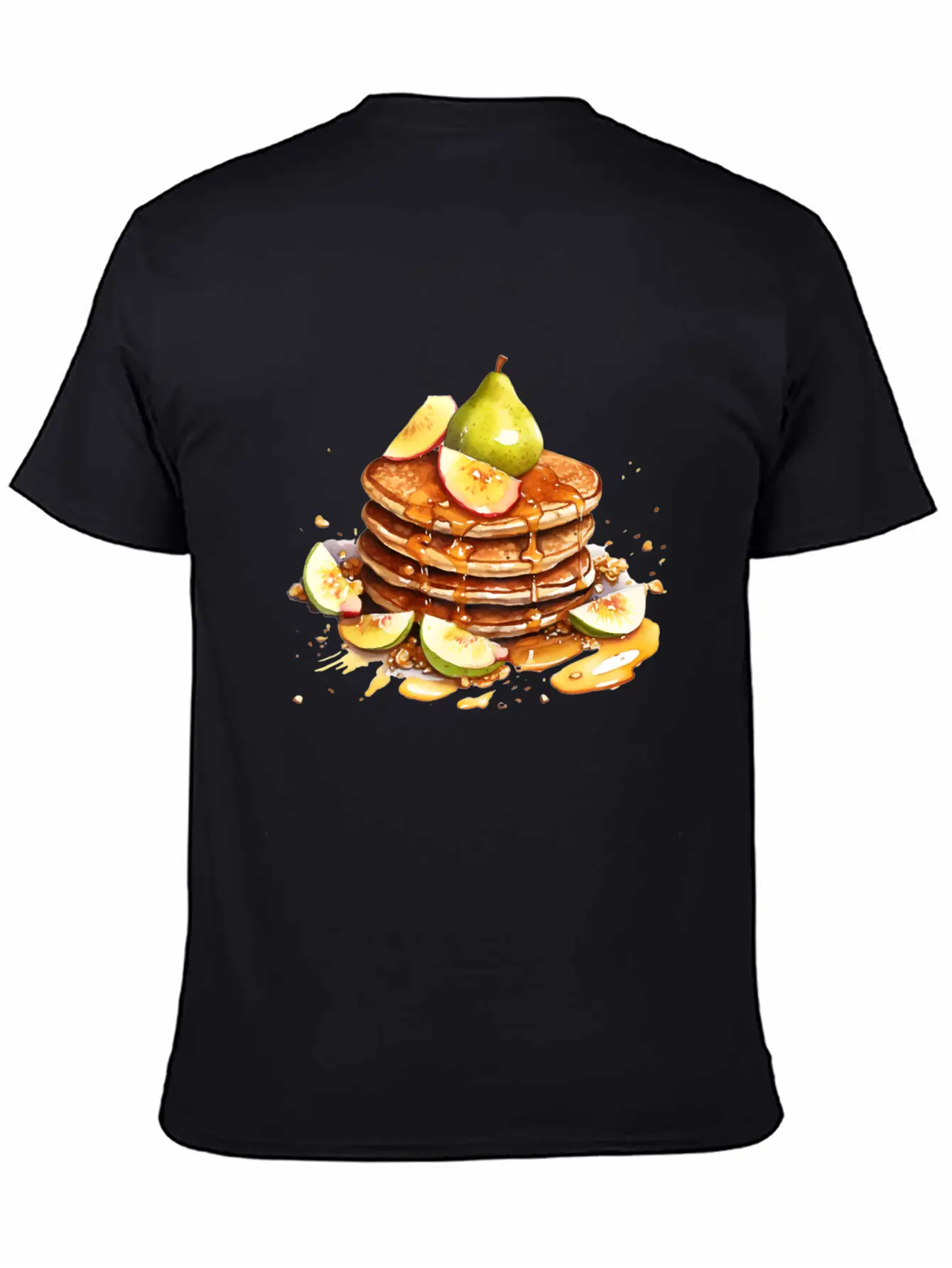 Pancakes With Pear And Fig Comfortable Minimalist Graphic Tee – Summer Style Essential