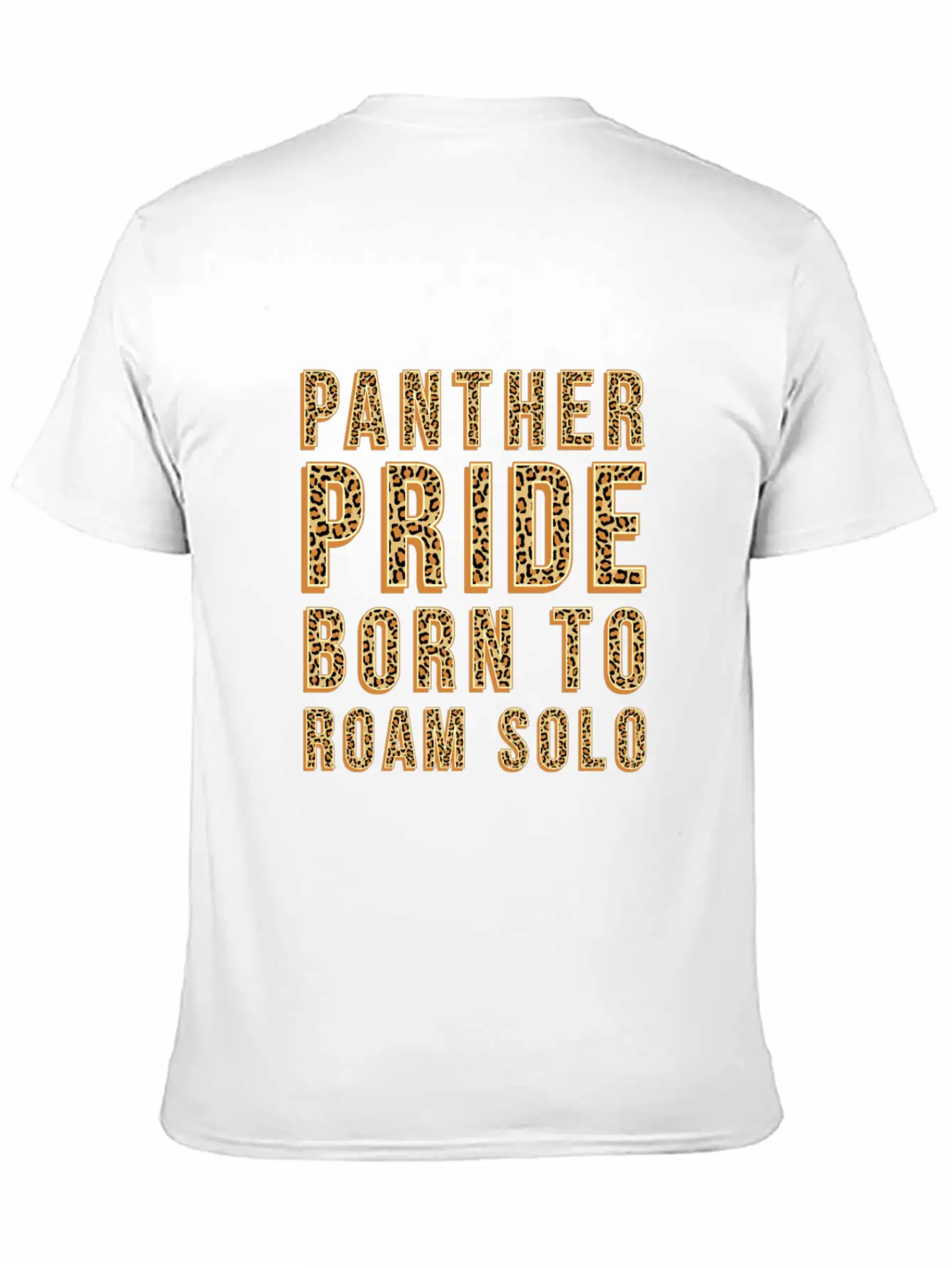 Panther Pride Born To Roam Solo Basic Graphic T-Shirt – Daily Comfort In Soft Cotton
