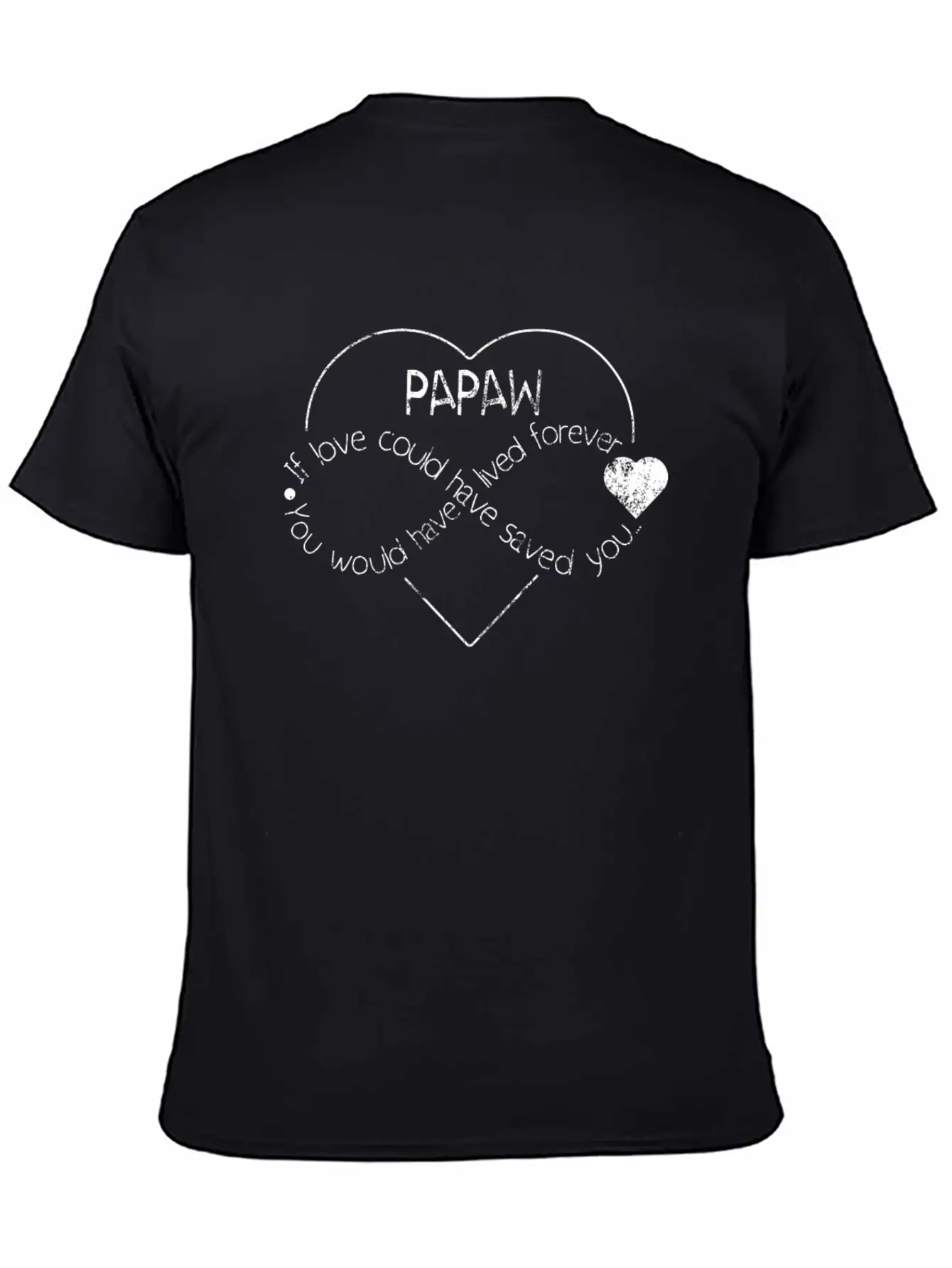 Papaw Personalized Sympathy Gift Shirt Stylish Everyday T-Shirt – Unisex Basic Cotton Tee
