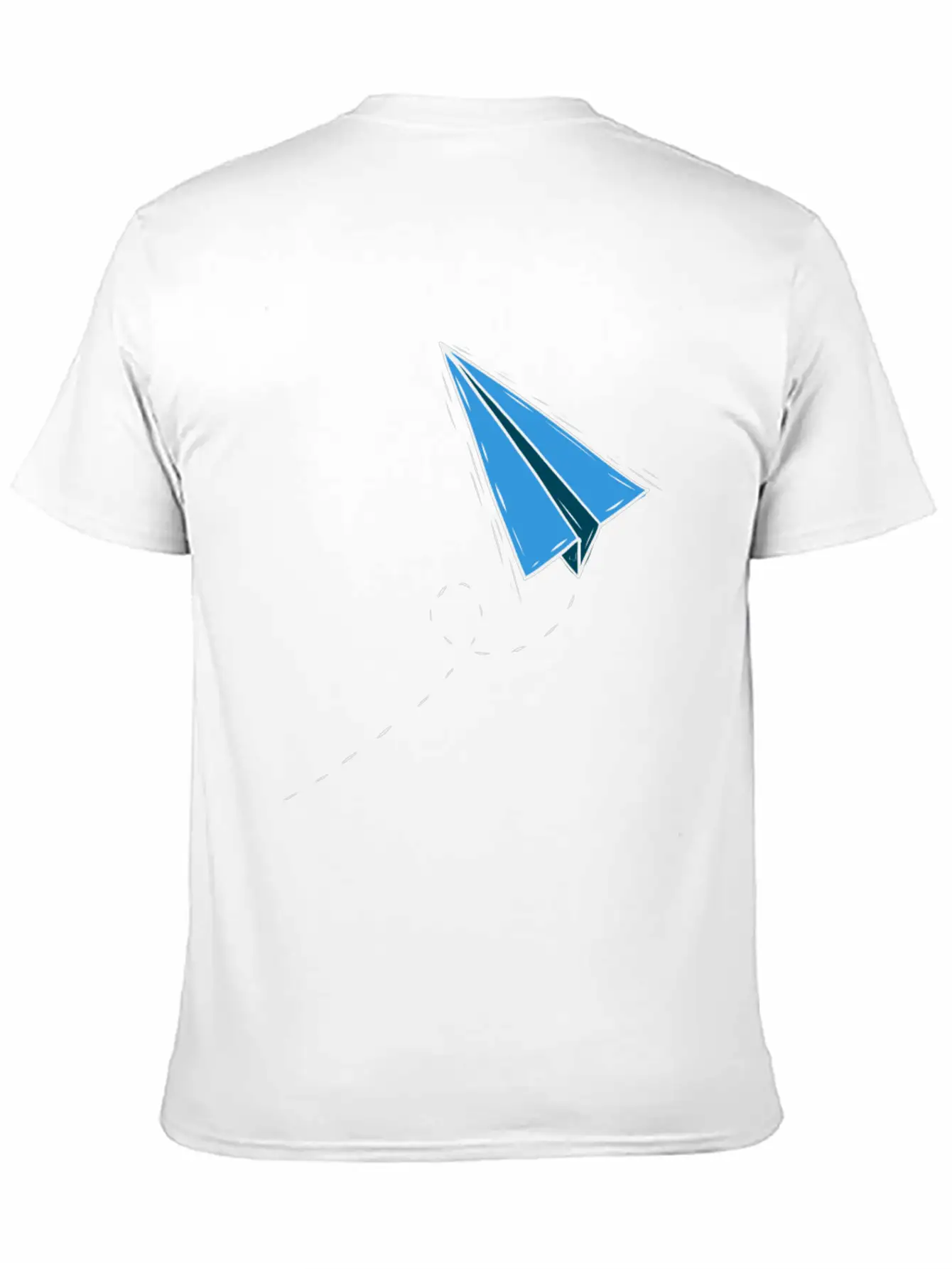 Paper Plane Paper Folding Master Simple Plane Unisex Short Sleeve Soft Cotton T-Shirt – Casual Everyday Wear