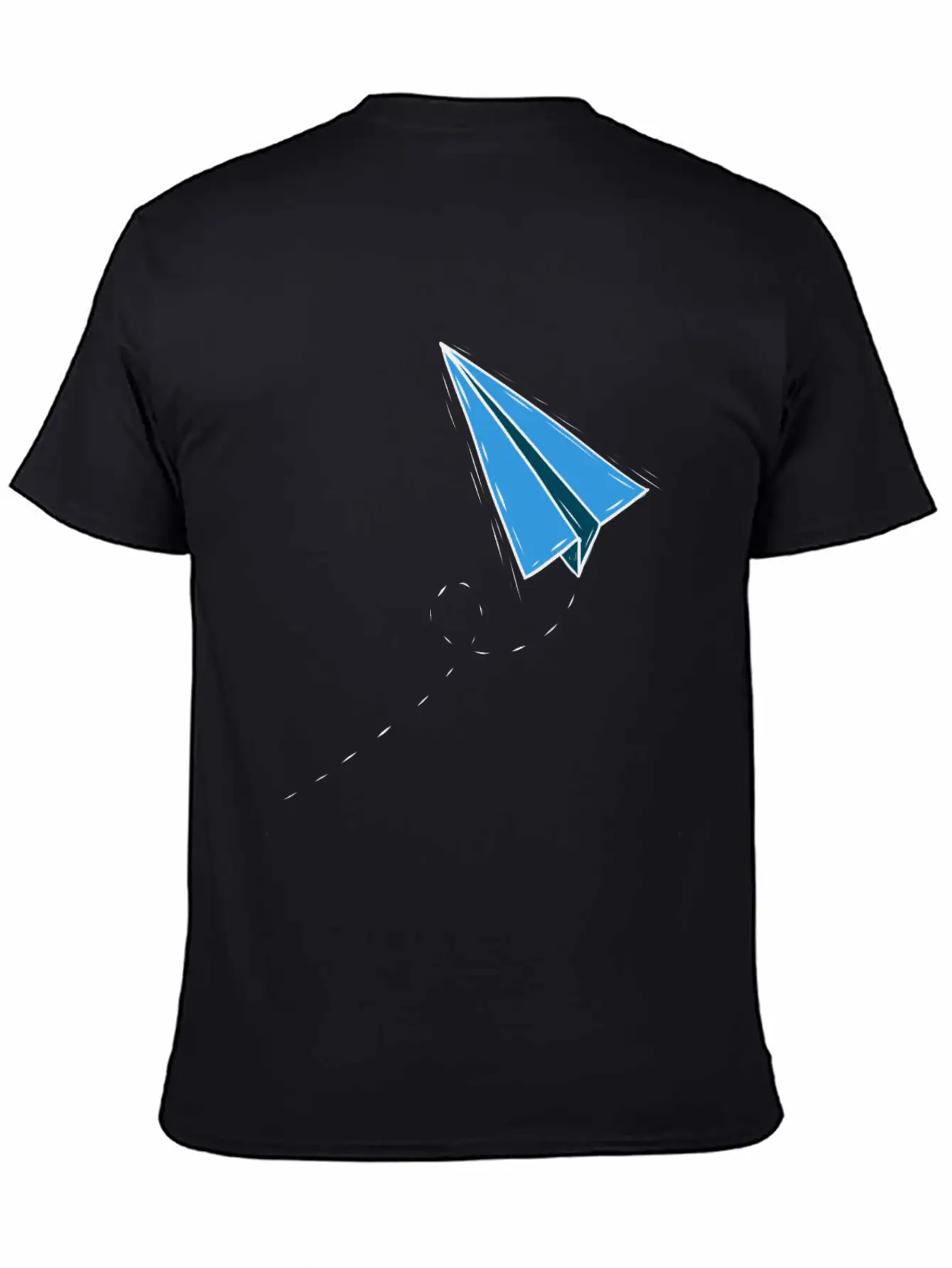 Paper Plane Paper Folding Master Simple Plane Unisex Short Sleeve Soft Cotton T-Shirt – Casual Everyday Wear