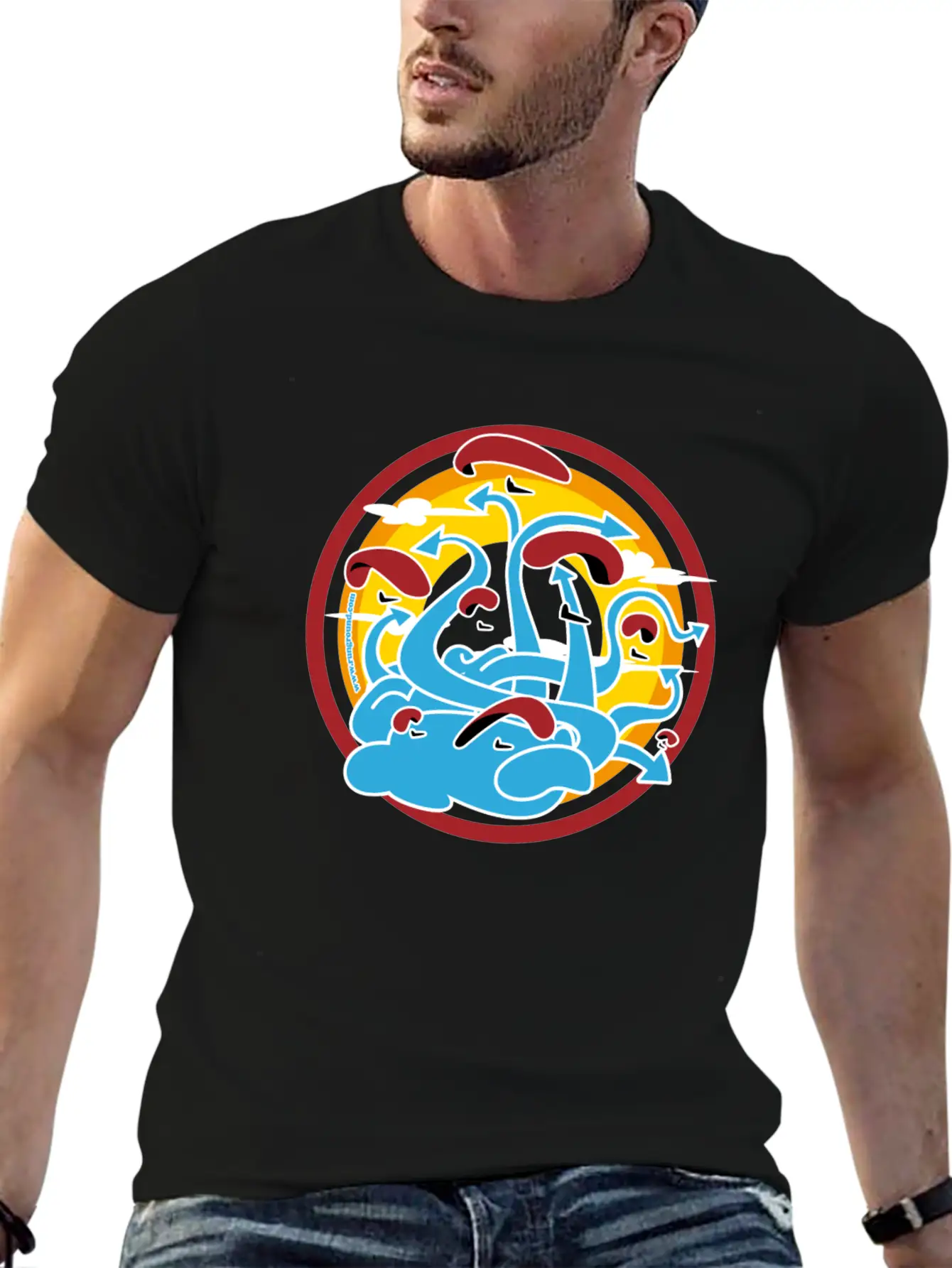 Paragliding Basic Graphic T-Shirt – Daily Comfort In Soft Cotton