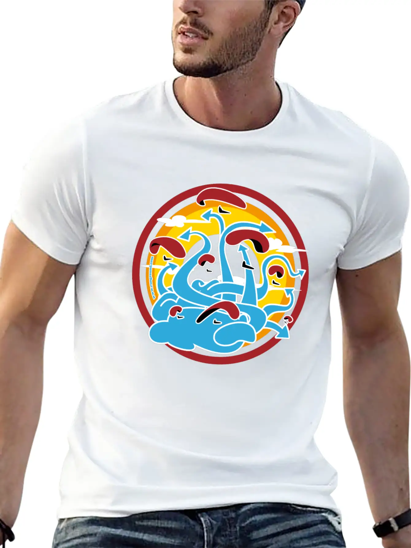 Paragliding Basic Graphic T-Shirt – Daily Comfort In Soft Cotton
