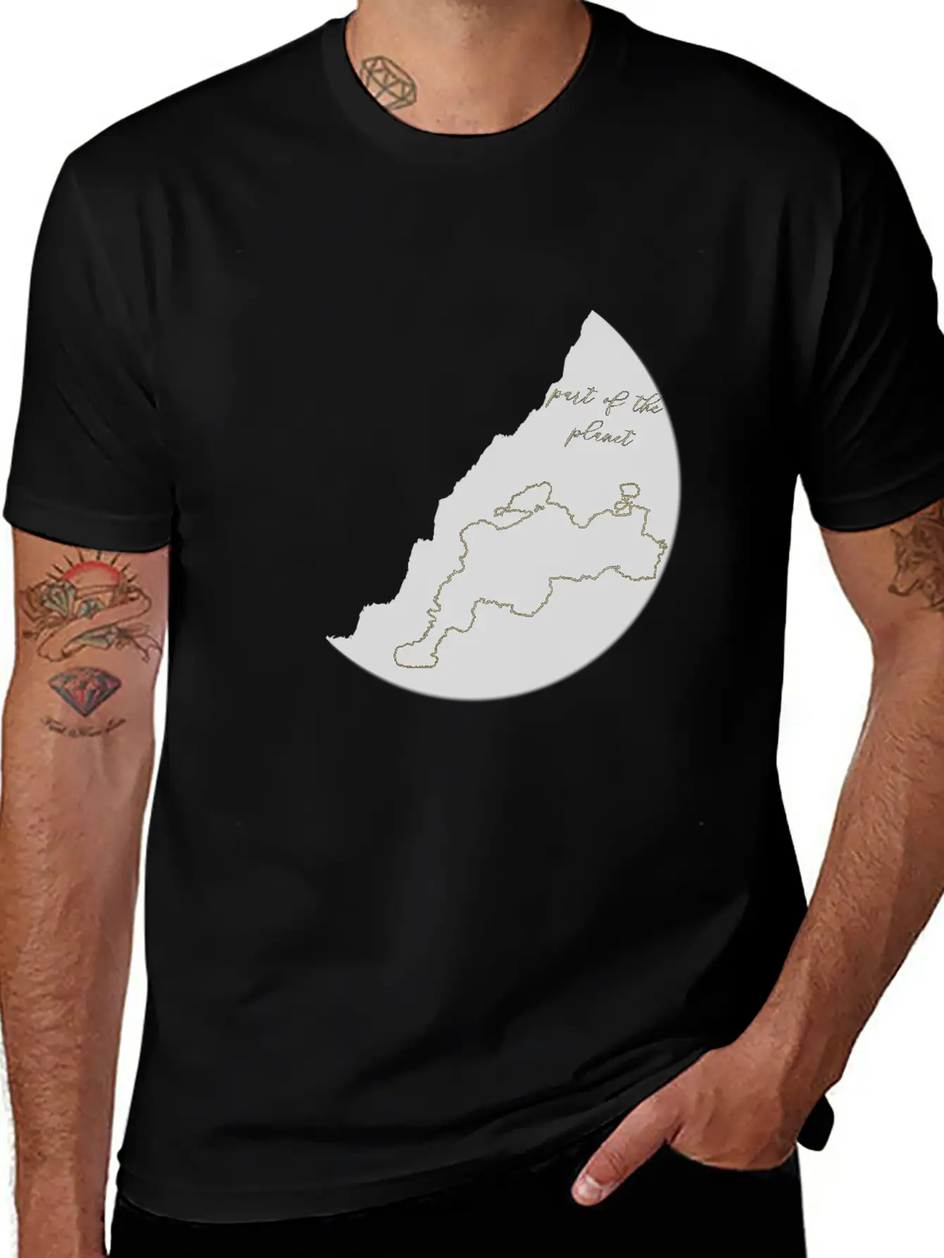 Part Of The Planet Stylish Everyday T-Shirt – Unisex Basic Cotton Tee