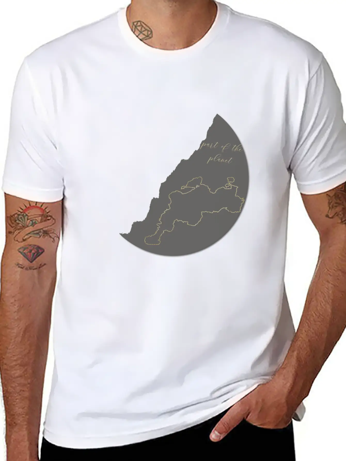 Part Of The Planet Stylish Everyday T-Shirt – Unisex Basic Cotton Tee