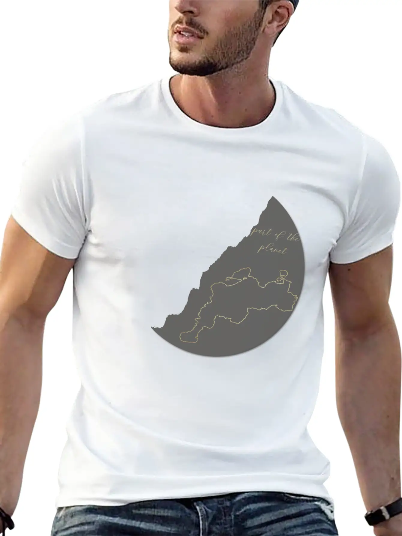 Part Of The Planet Stylish Everyday T-Shirt – Unisex Basic Cotton Tee