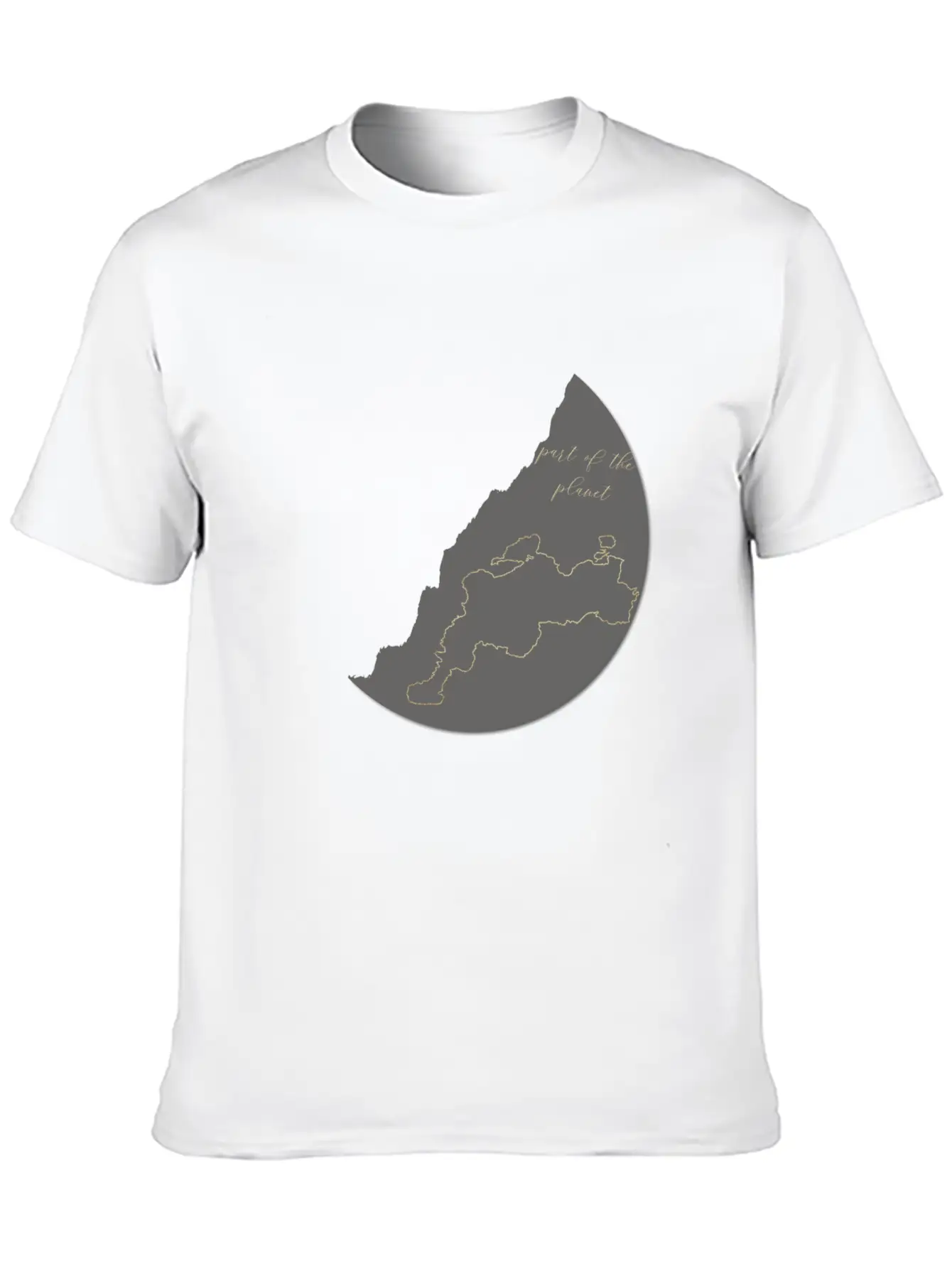 Part Of The Planet Stylish Everyday T-Shirt – Unisex Basic Cotton Tee