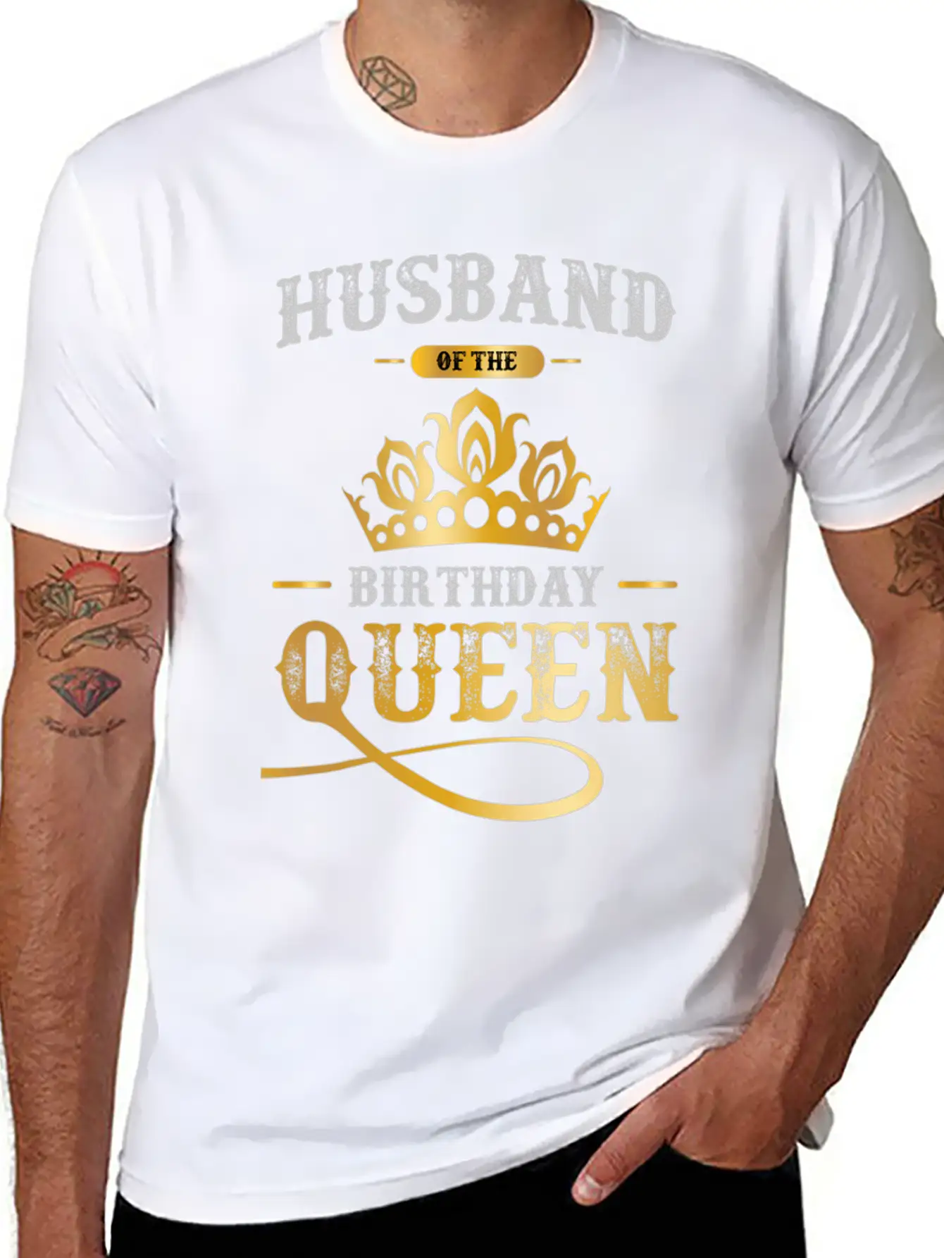 Party For Queen Or Husband Of The Queen Timeless Short Sleeve Tee – Comfy And Minimalist Design