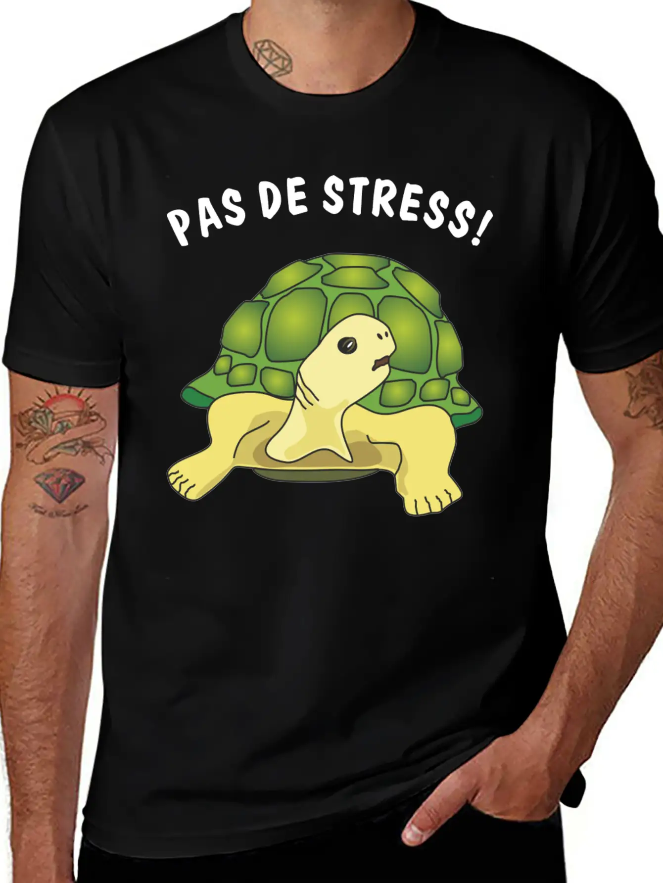 Pas De Stress Timeless Short Sleeve Tee – Comfy And Minimalist Design
