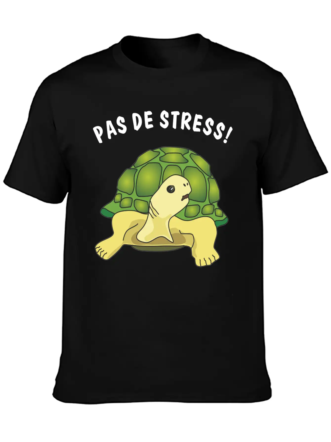 Pas De Stress Timeless Short Sleeve Tee – Comfy And Minimalist Design