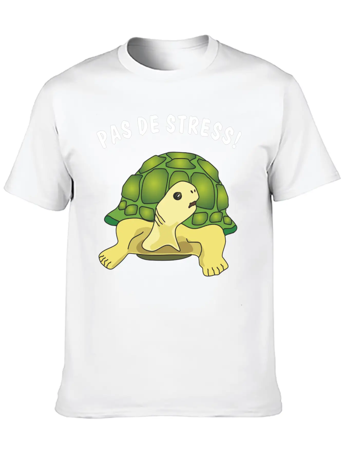 Pas De Stress Timeless Short Sleeve Tee – Comfy And Minimalist Design