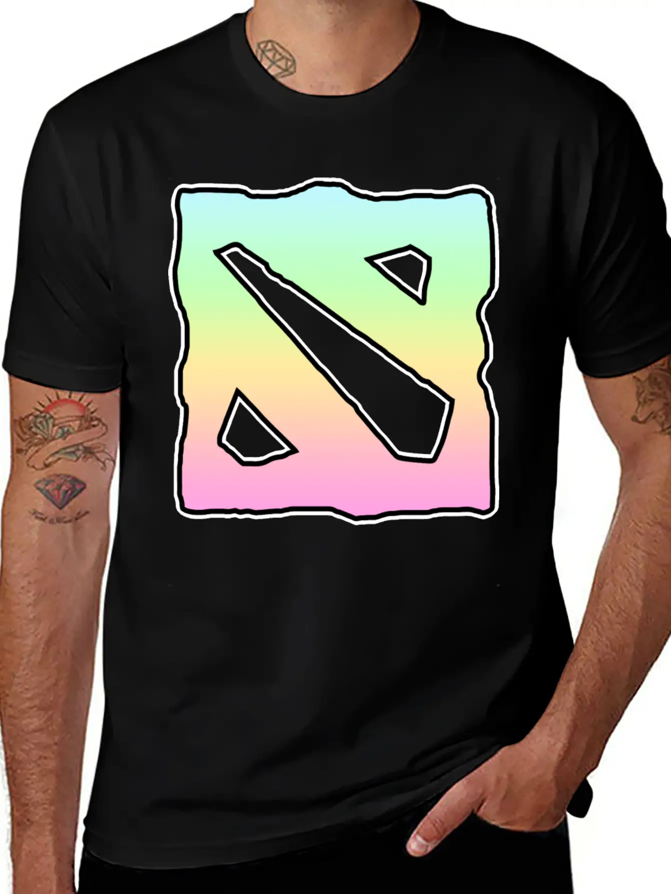 Pastel Basic Graphic T-Shirt – Daily Comfort In Soft Cotton