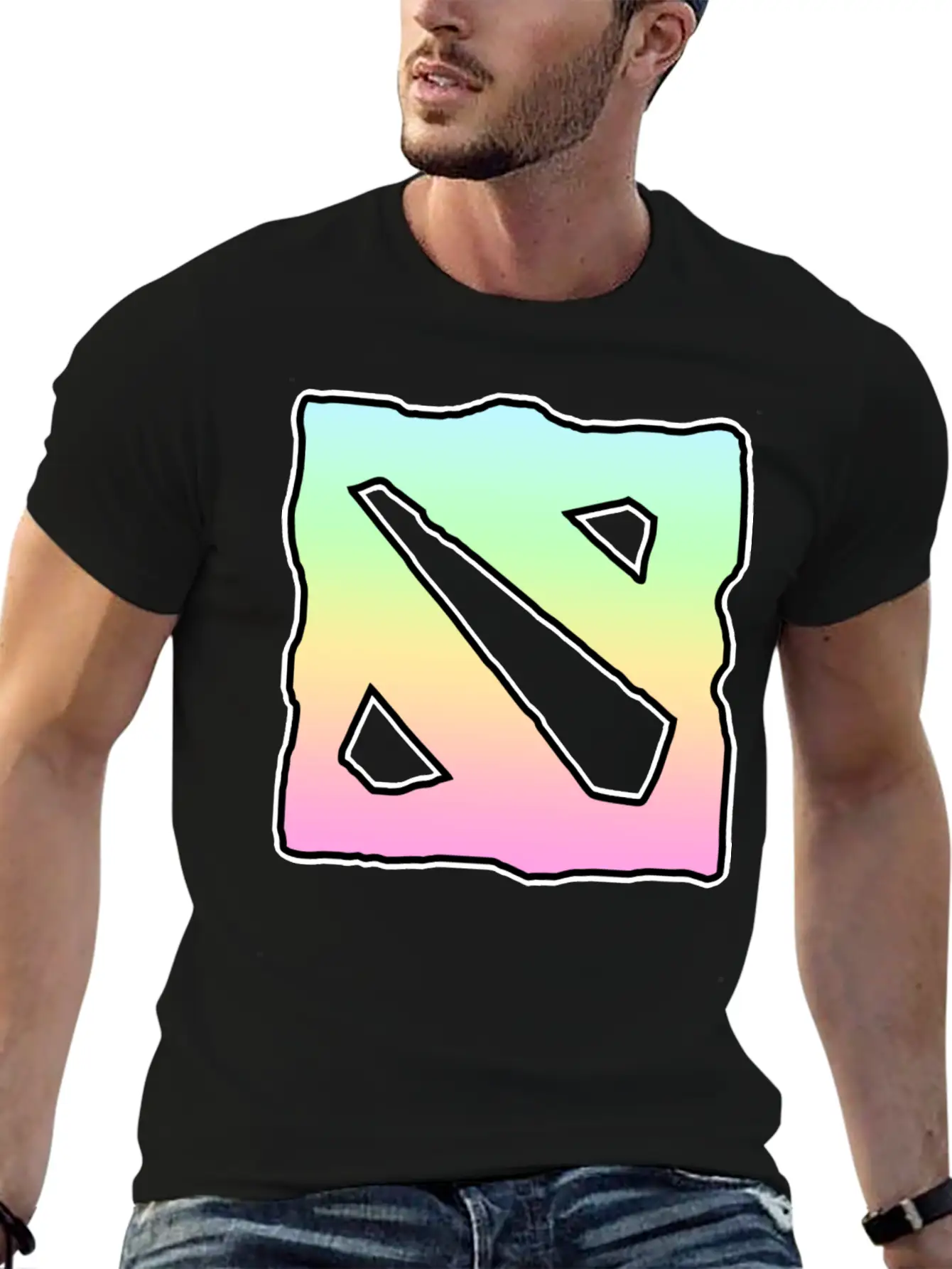 Pastel Basic Graphic T-Shirt – Daily Comfort In Soft Cotton
