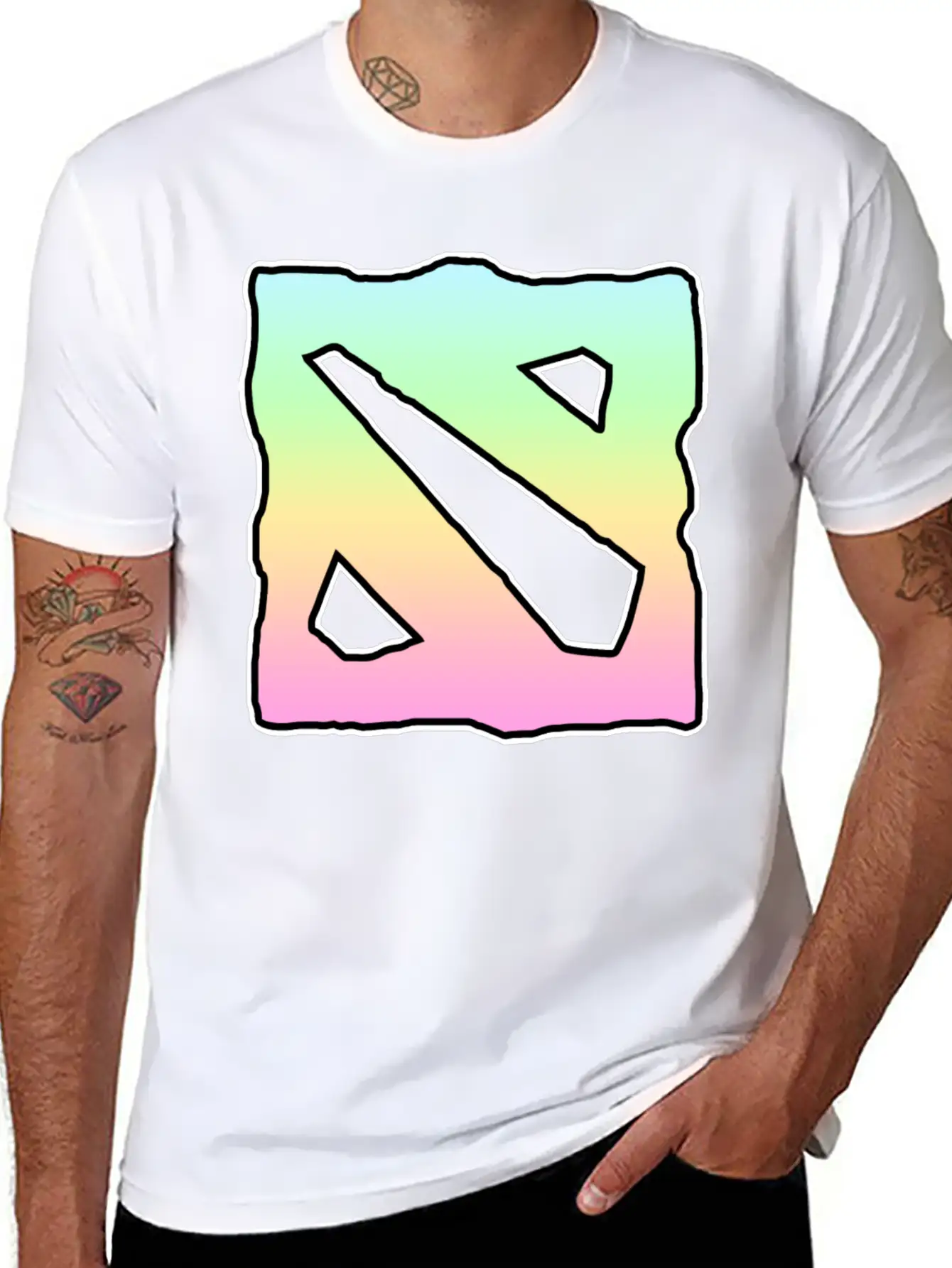 Pastel Basic Graphic T-Shirt – Daily Comfort In Soft Cotton