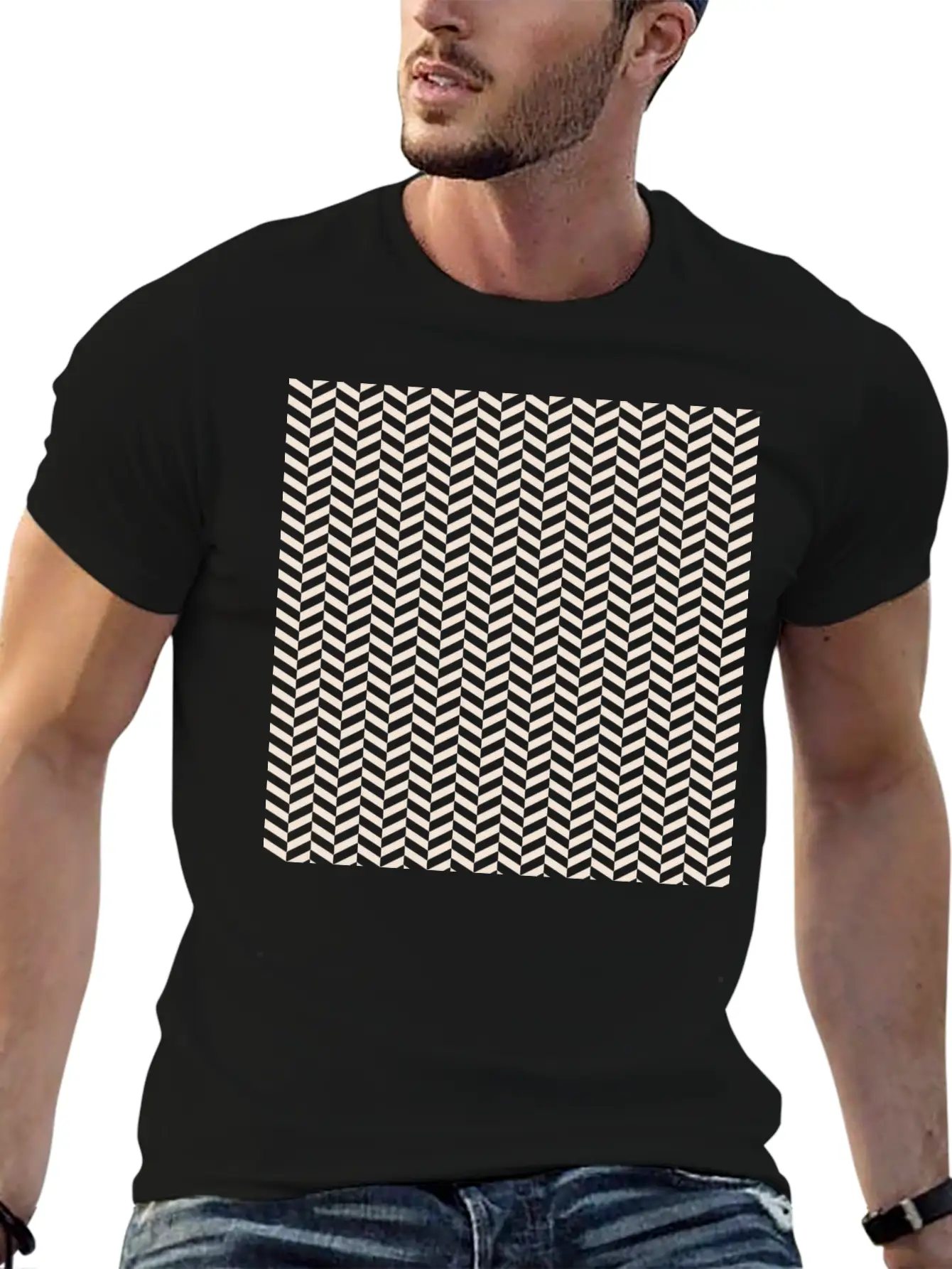 Pastel Geometry Stylish Everyday T-Shirt – Unisex Basic Cotton Tee