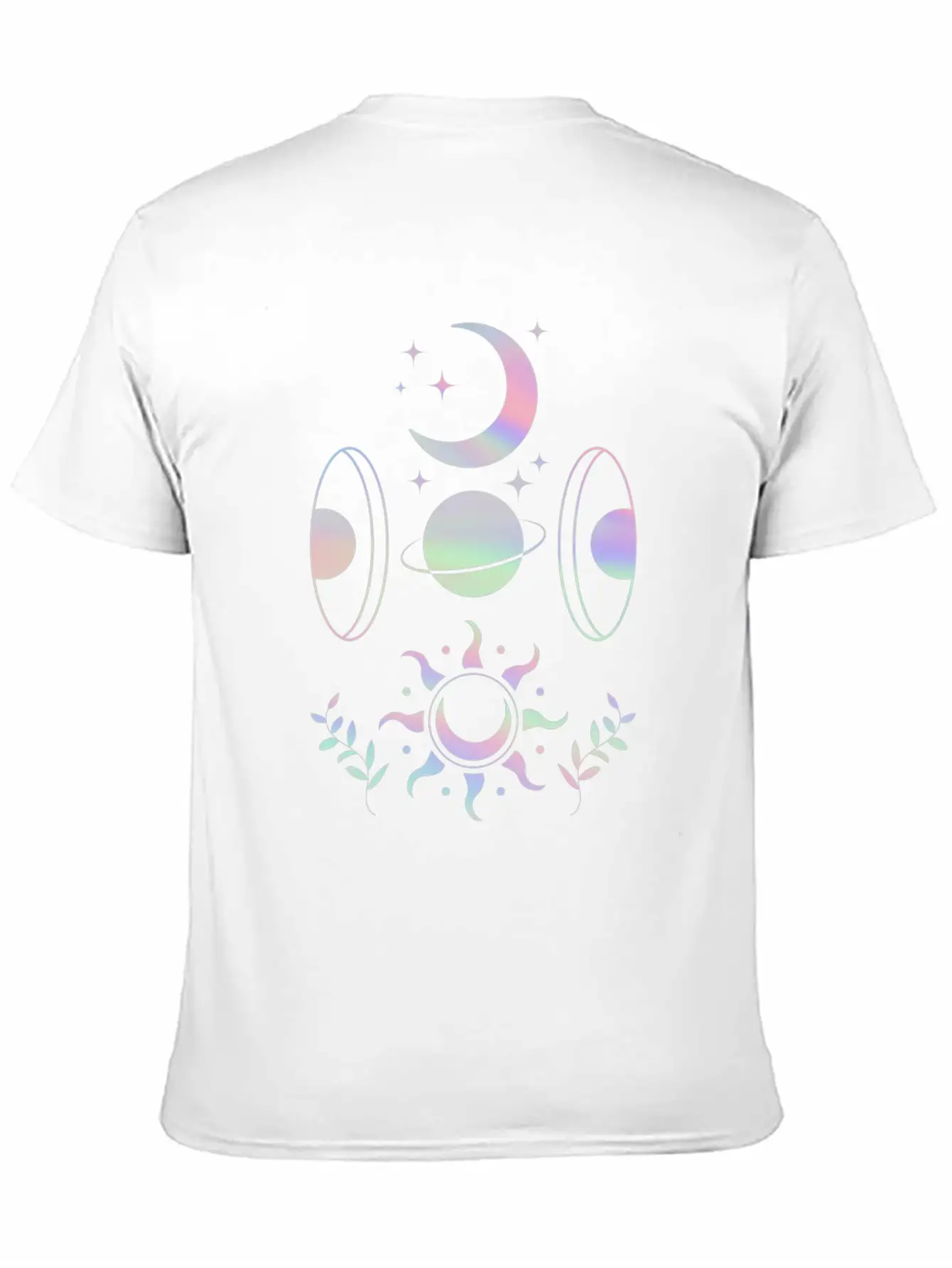 Pastel Goth Moon Spiritual Stars Timeless Short Sleeve Tee – Comfy And Minimalist Design