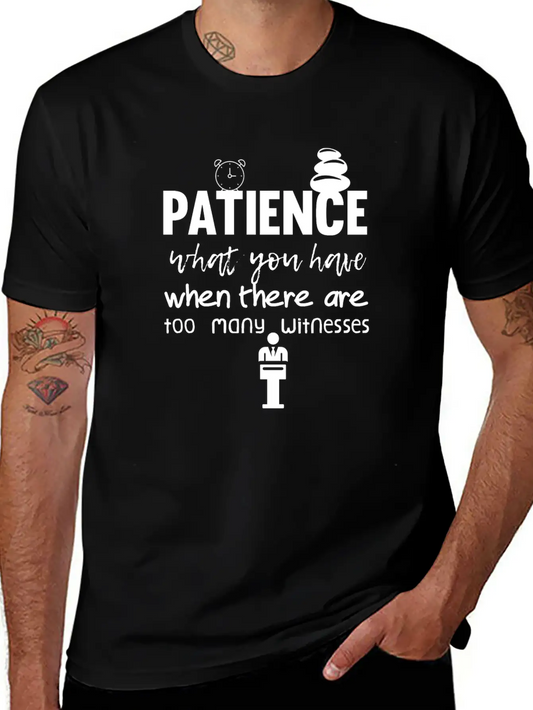 Patience Stylish Everyday T-Shirt – Unisex Basic Cotton Tee