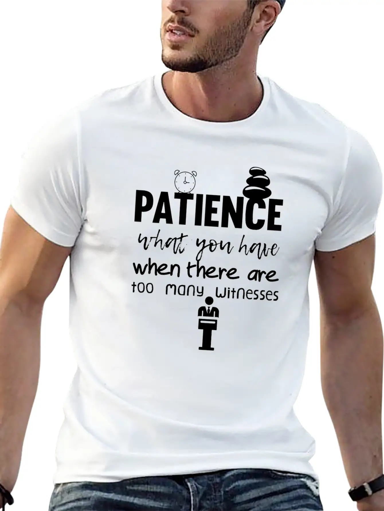 Patience Stylish Everyday T-Shirt – Unisex Basic Cotton Tee