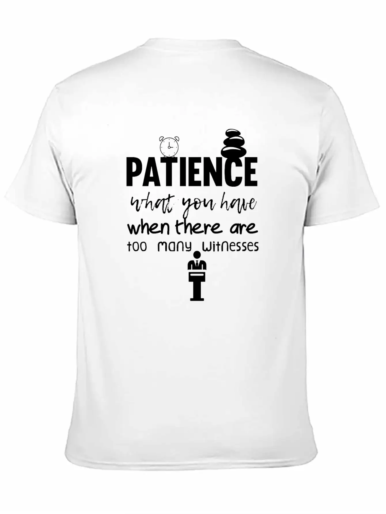 Patience Stylish Everyday T-Shirt – Unisex Basic Cotton Tee