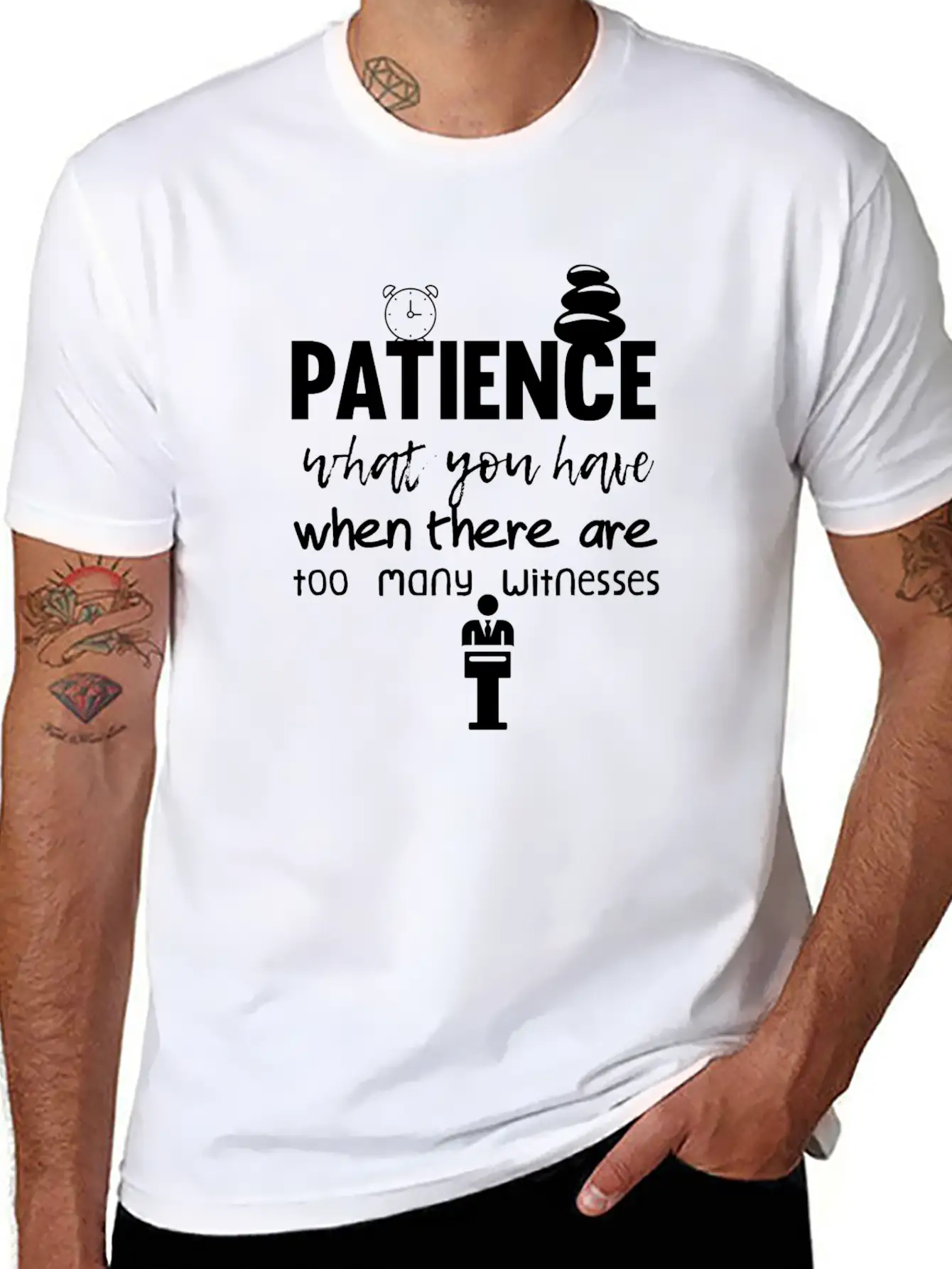 Patience Stylish Everyday T-Shirt – Unisex Basic Cotton Tee