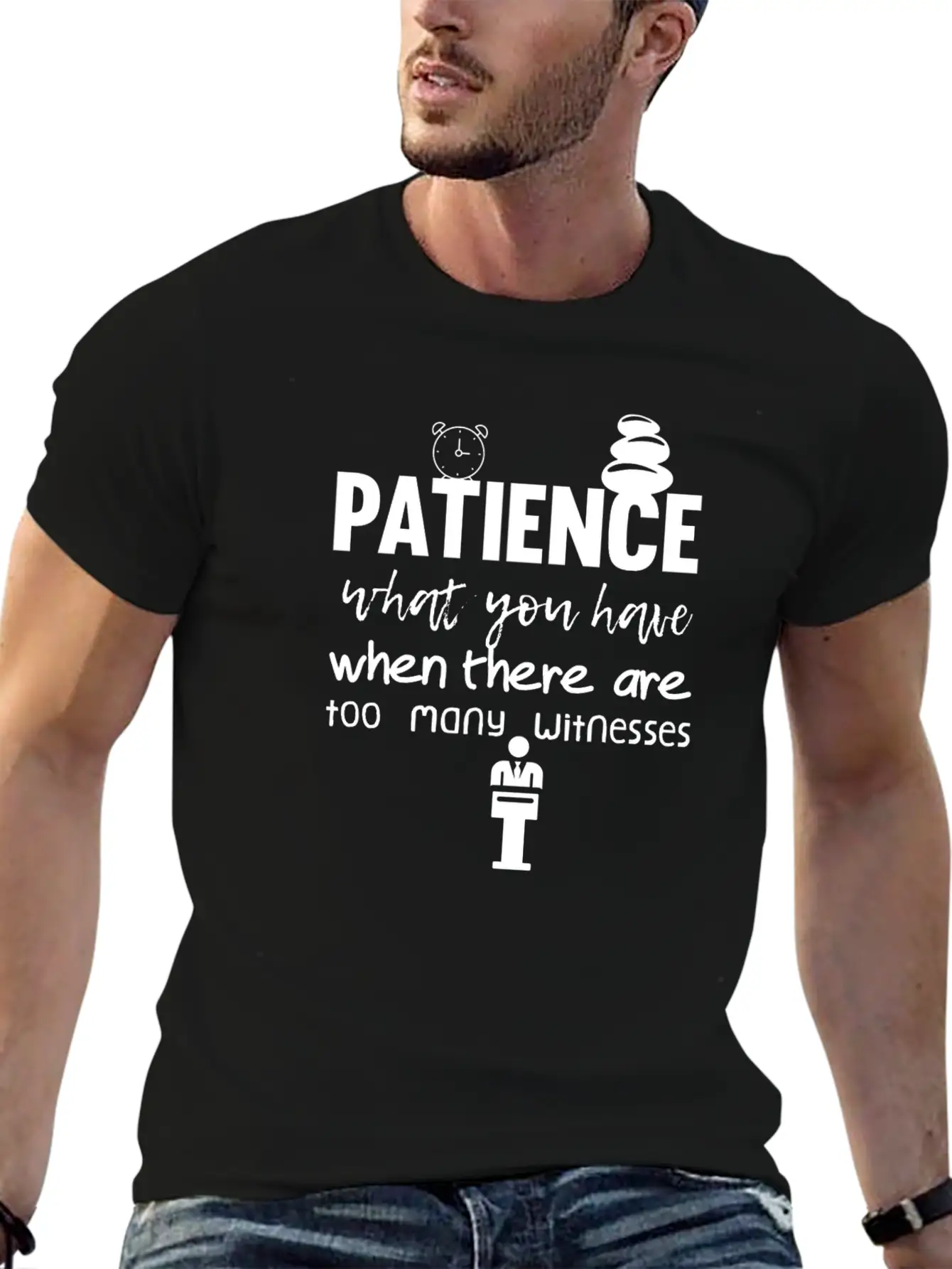 Patience Stylish Everyday T-Shirt – Unisex Basic Cotton Tee