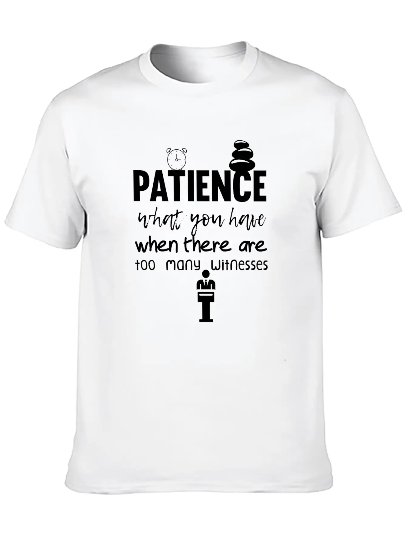 Patience Stylish Everyday T-Shirt – Unisex Basic Cotton Tee