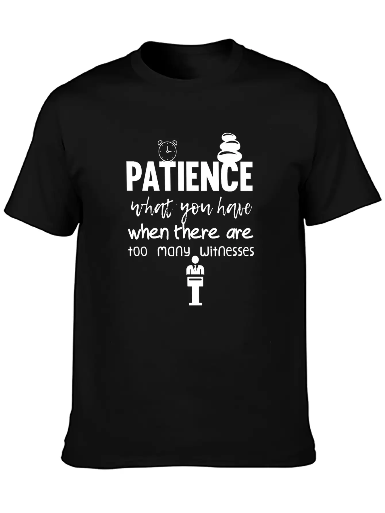 Patience Stylish Everyday T-Shirt – Unisex Basic Cotton Tee