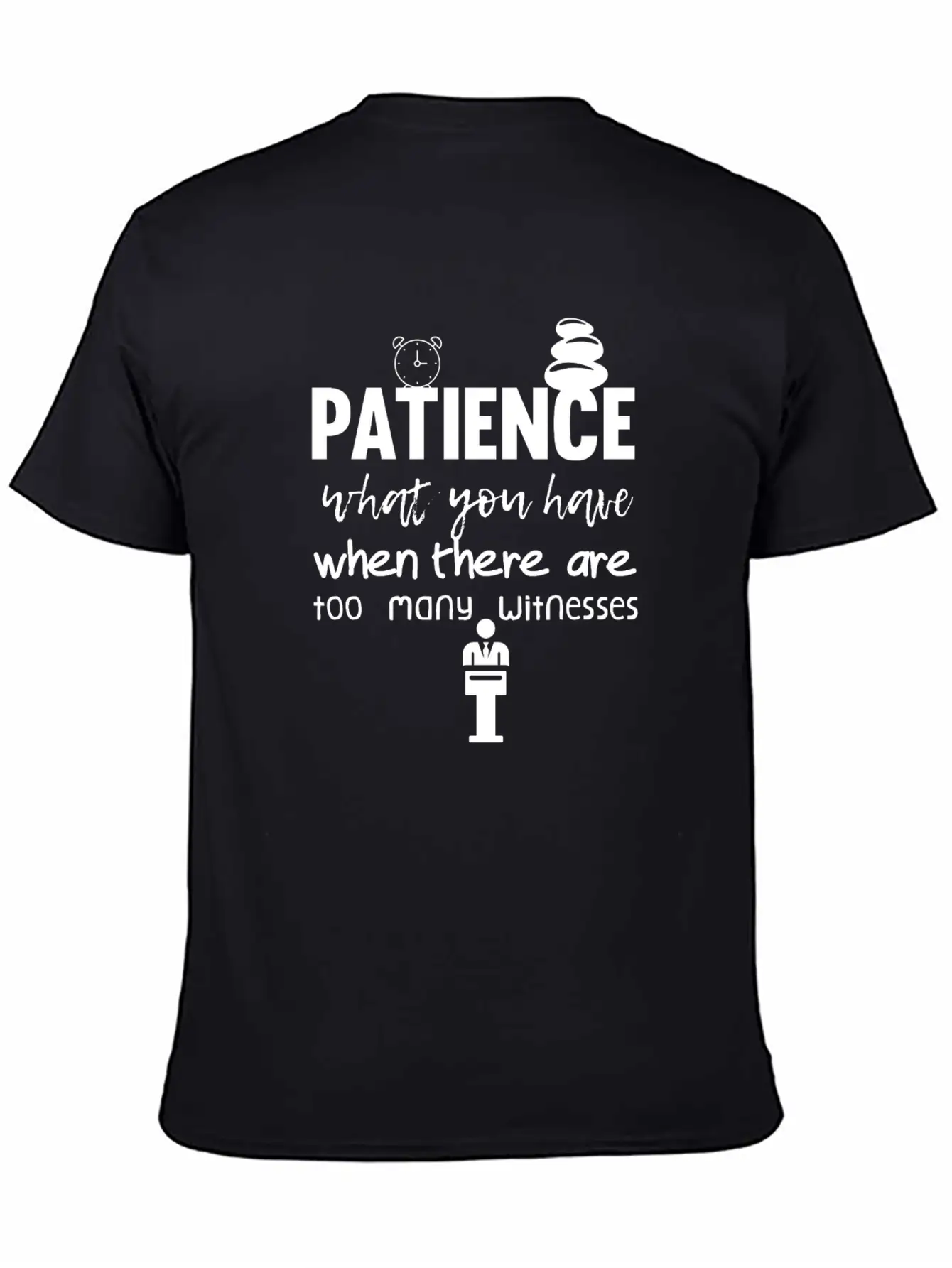 Patience Stylish Everyday T-Shirt – Unisex Basic Cotton Tee