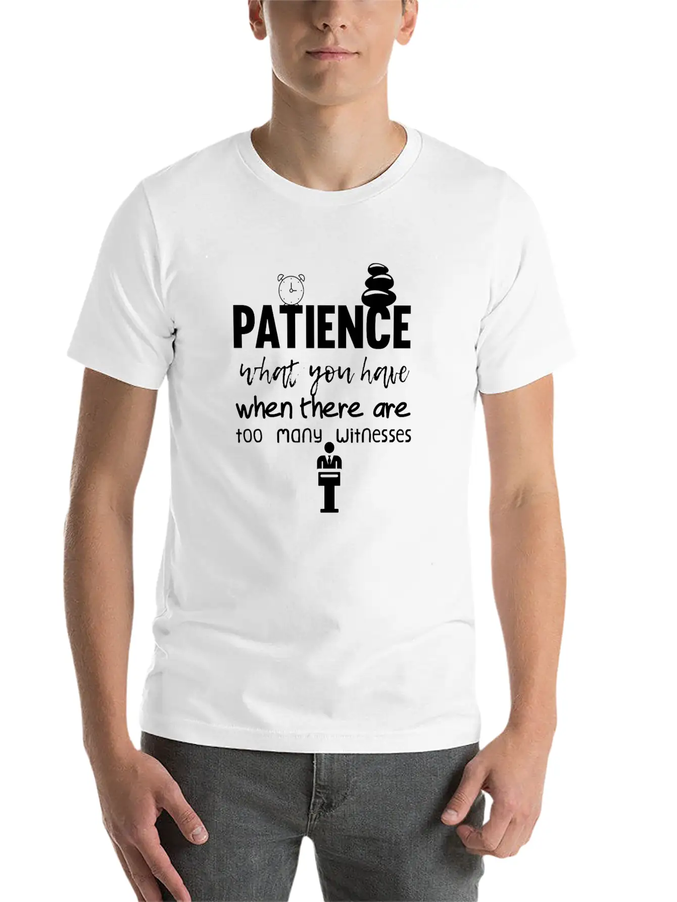 Patience Stylish Everyday T-Shirt – Unisex Basic Cotton Tee