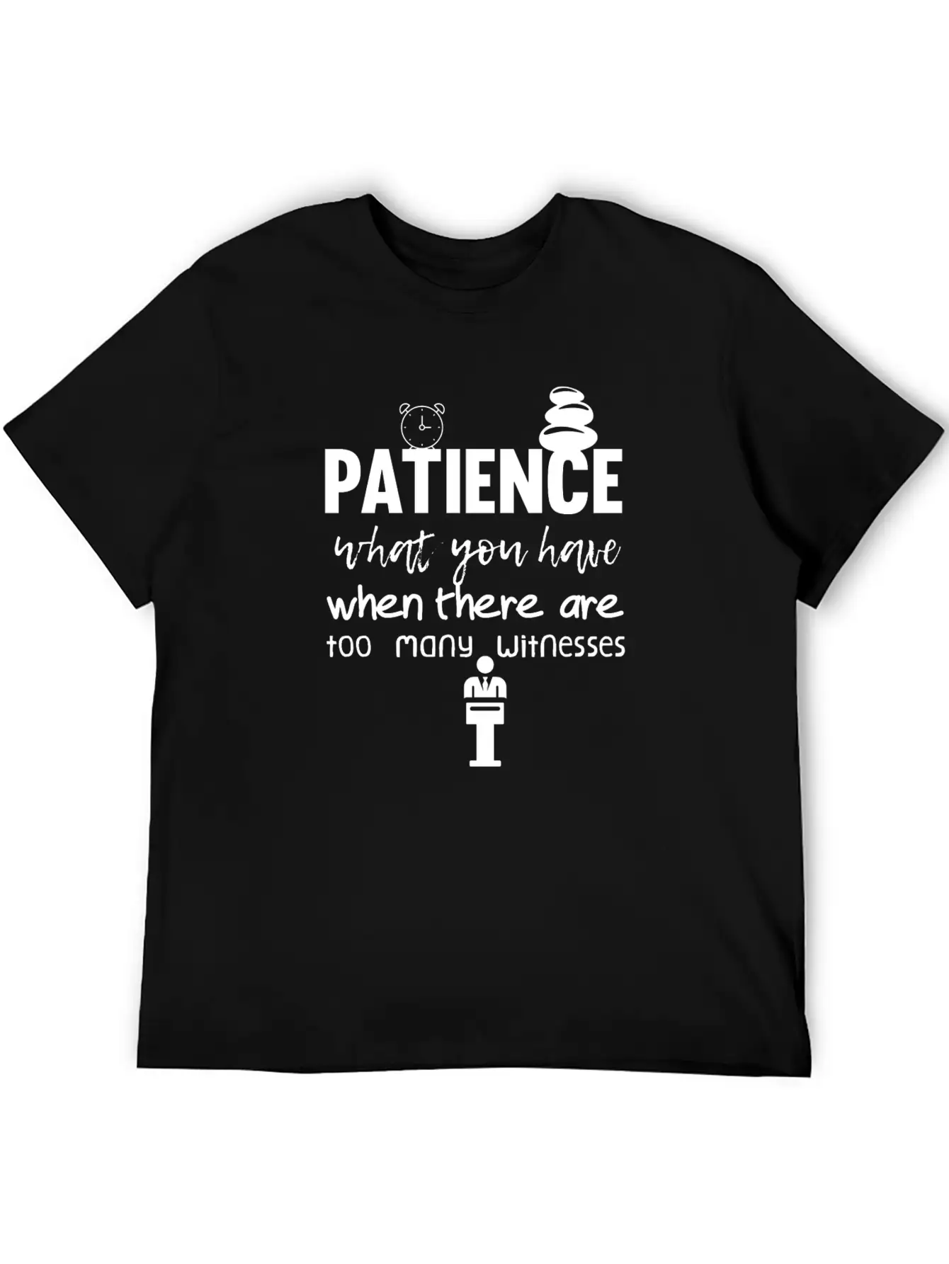 Patience Stylish Everyday T-Shirt – Unisex Basic Cotton Tee