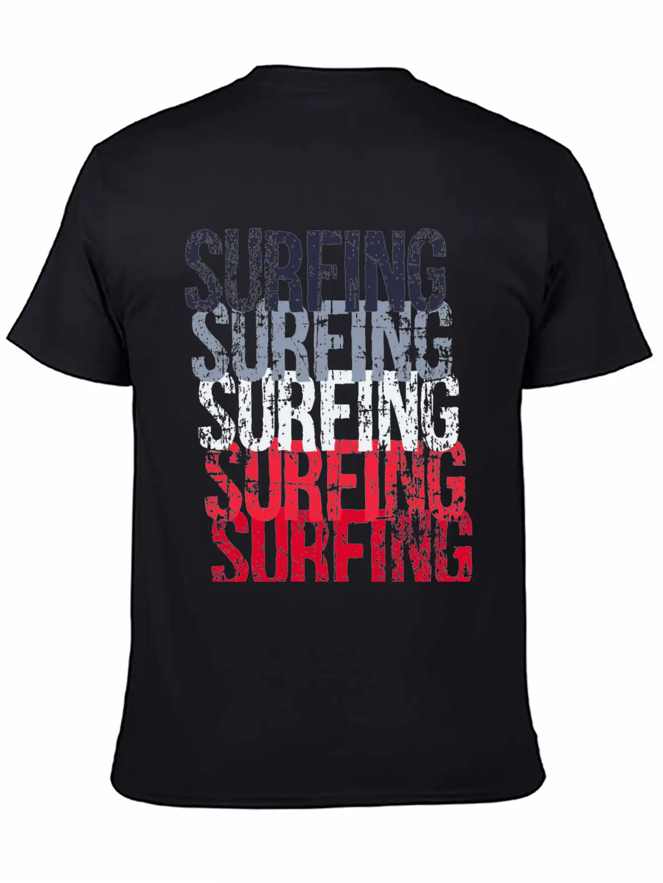 Patriotic Surfing Timeless Short Sleeve Tee – Comfy And Minimalist Design