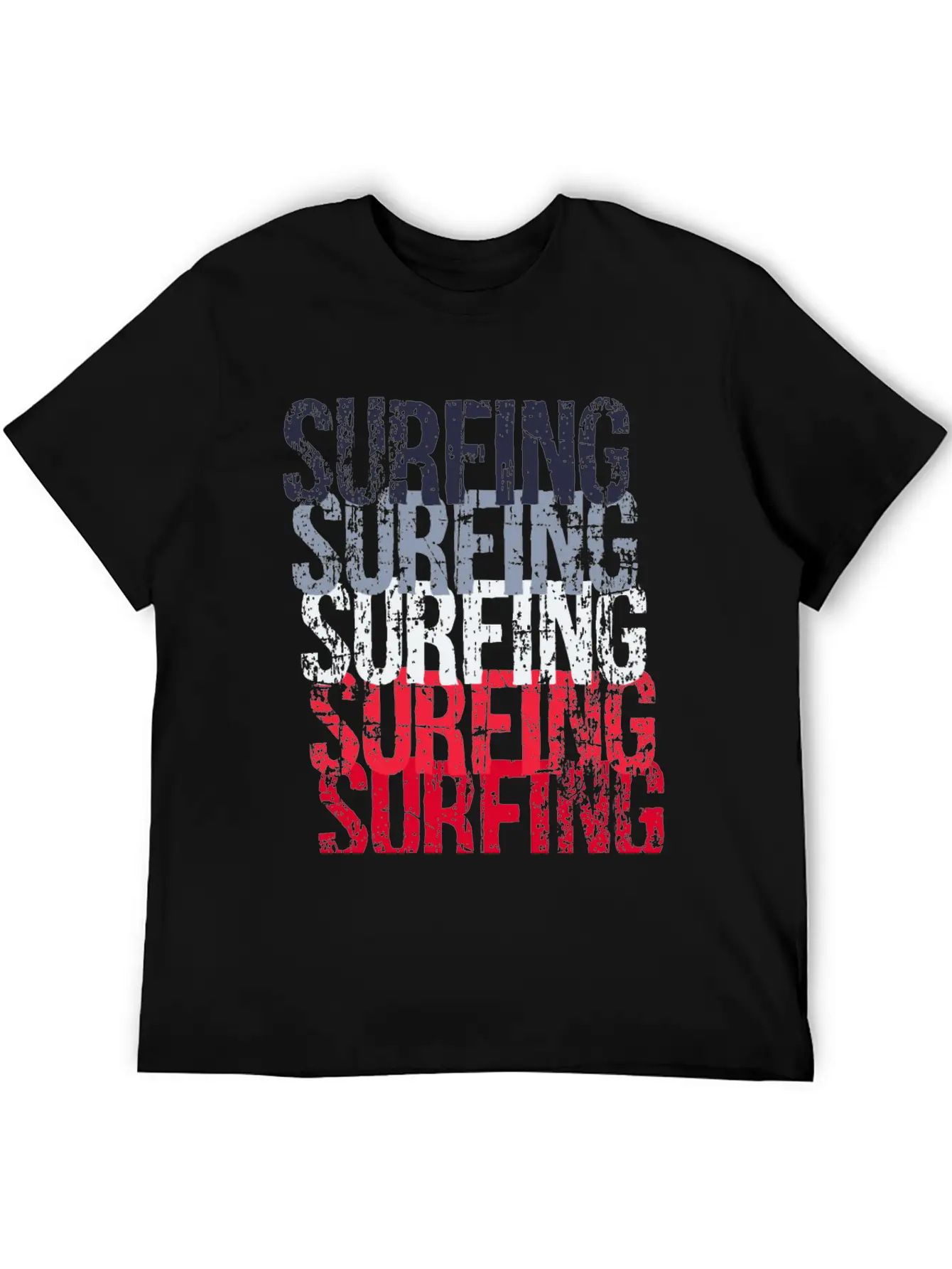 Patriotic Surfing Timeless Short Sleeve Tee – Comfy And Minimalist Design