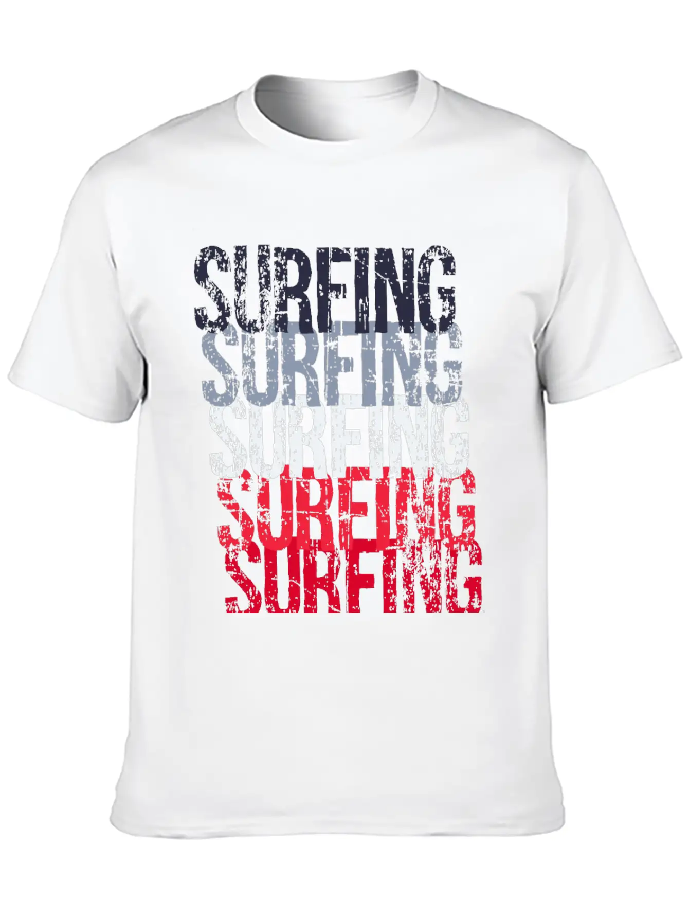 Patriotic Surfing Timeless Short Sleeve Tee – Comfy And Minimalist Design