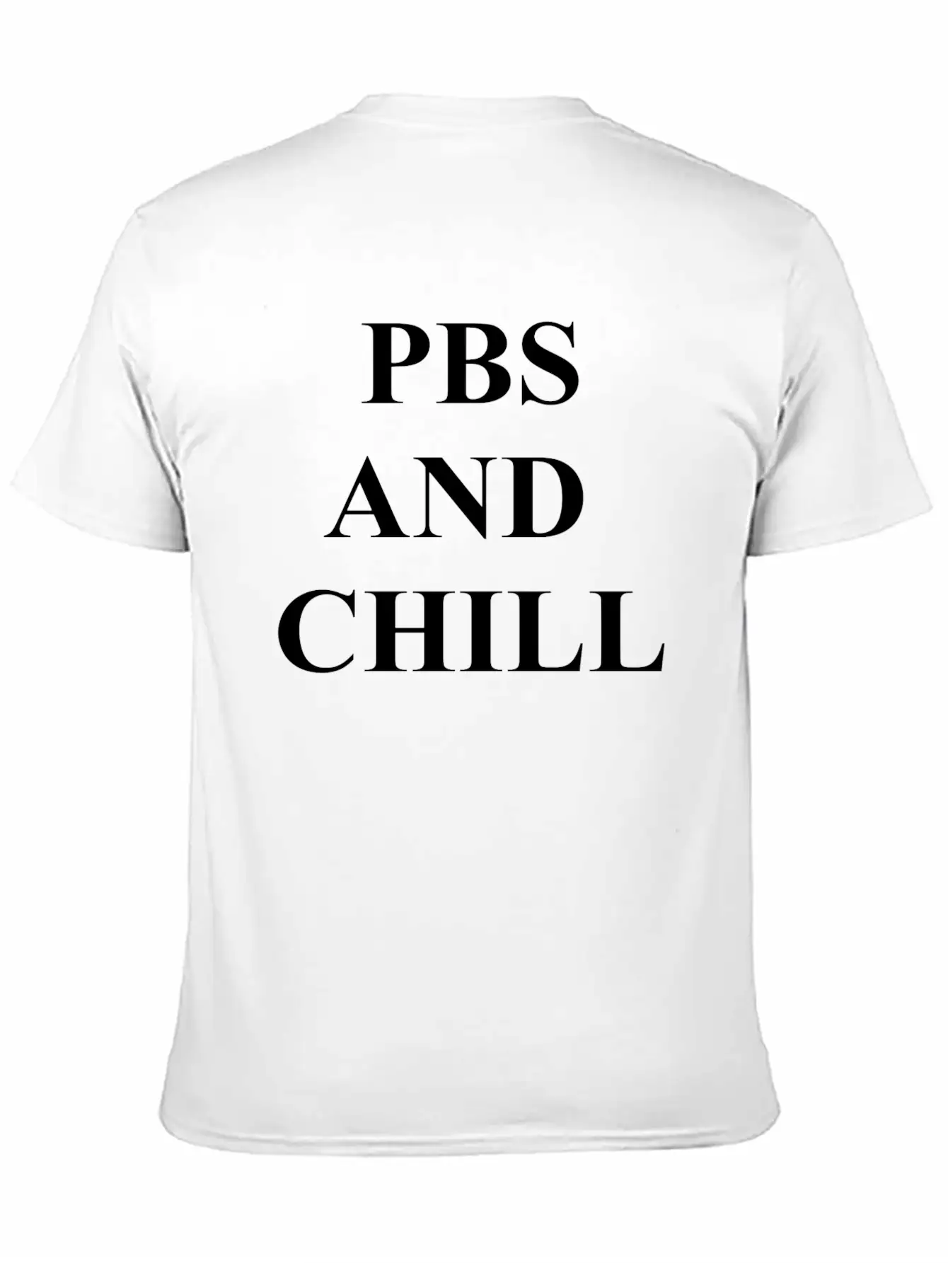 PBS And Chill Stylish Everyday T-Shirt – Unisex Basic Cotton Tee