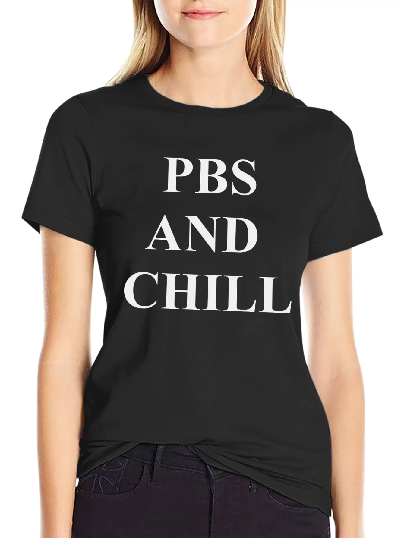 PBS And Chill Stylish Everyday T-Shirt – Unisex Basic Cotton Tee