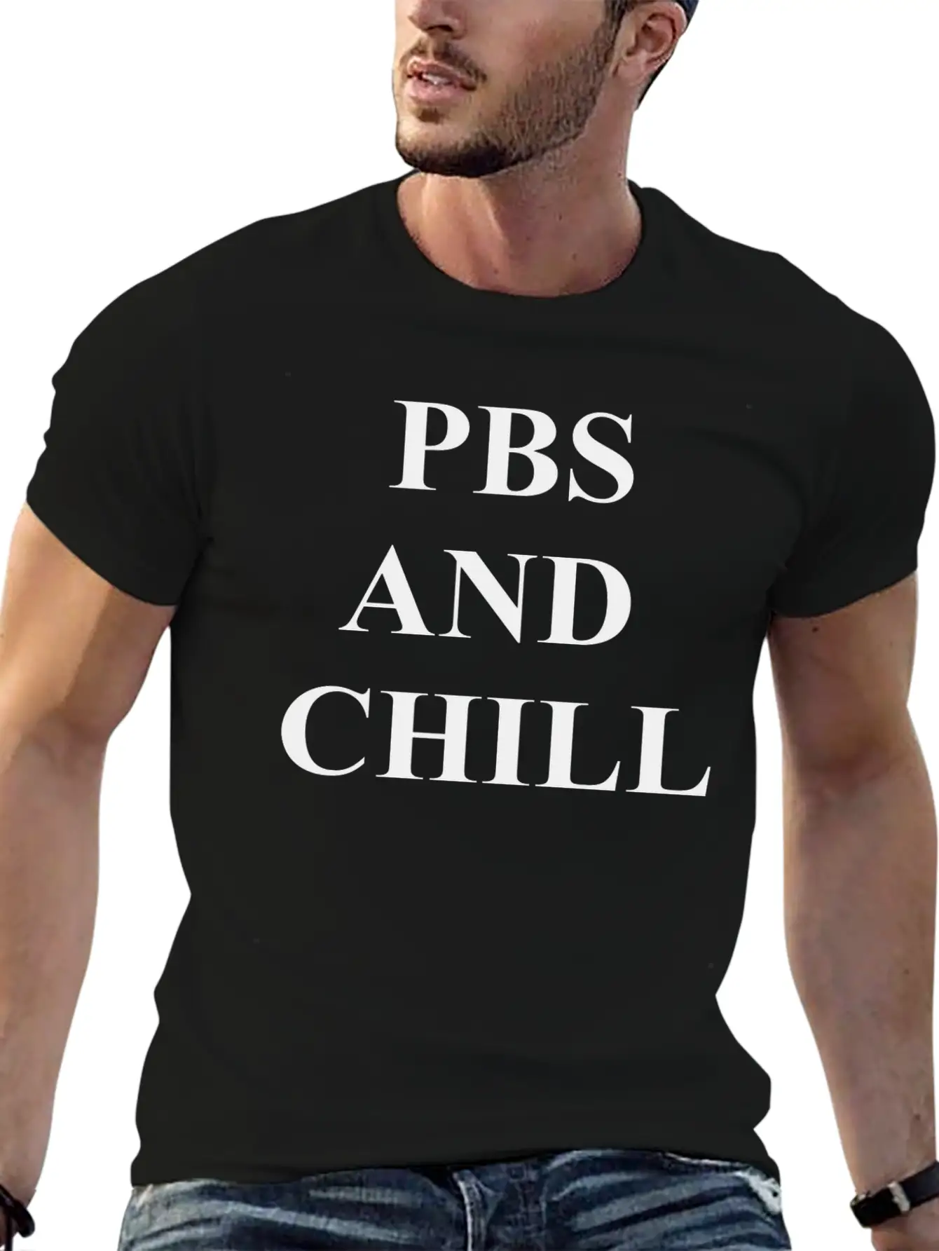 PBS And Chill Stylish Everyday T-Shirt – Unisex Basic Cotton Tee