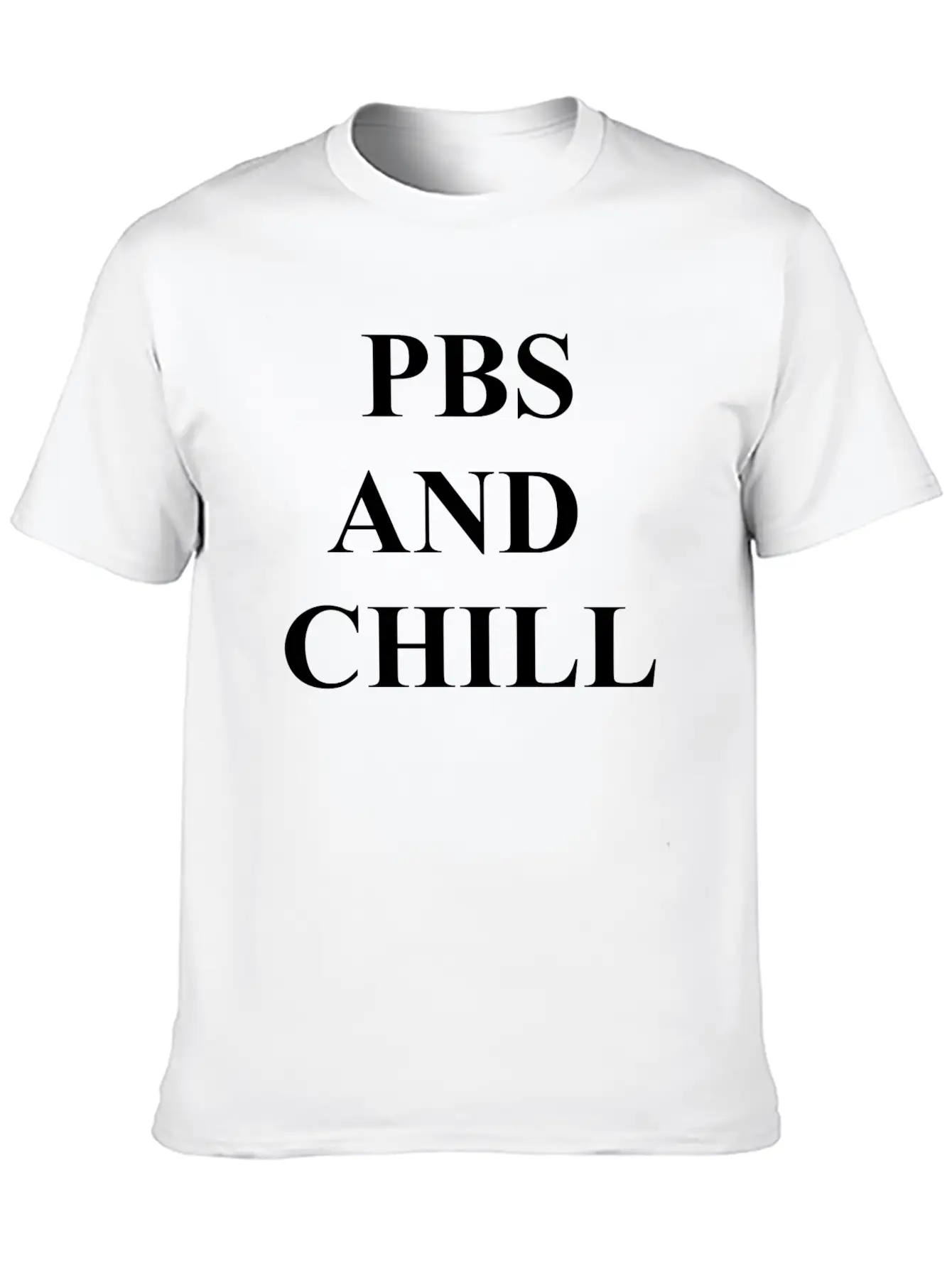 PBS And Chill Stylish Everyday T-Shirt – Unisex Basic Cotton Tee