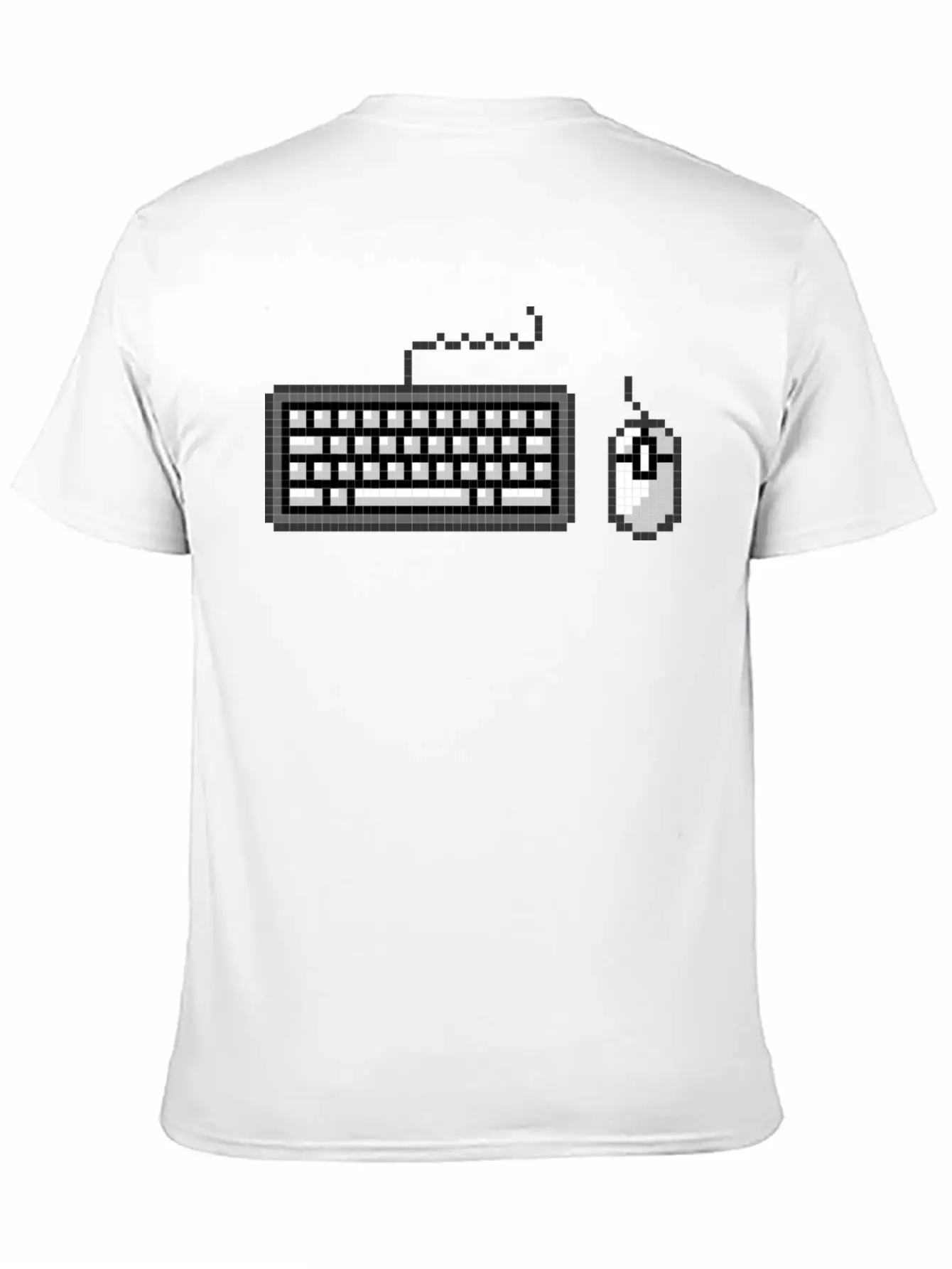 PC Gaming Keyboard And Mouse Gamer Unisex Short Sleeve Soft Cotton T-Shirt – Casual Everyday Wear