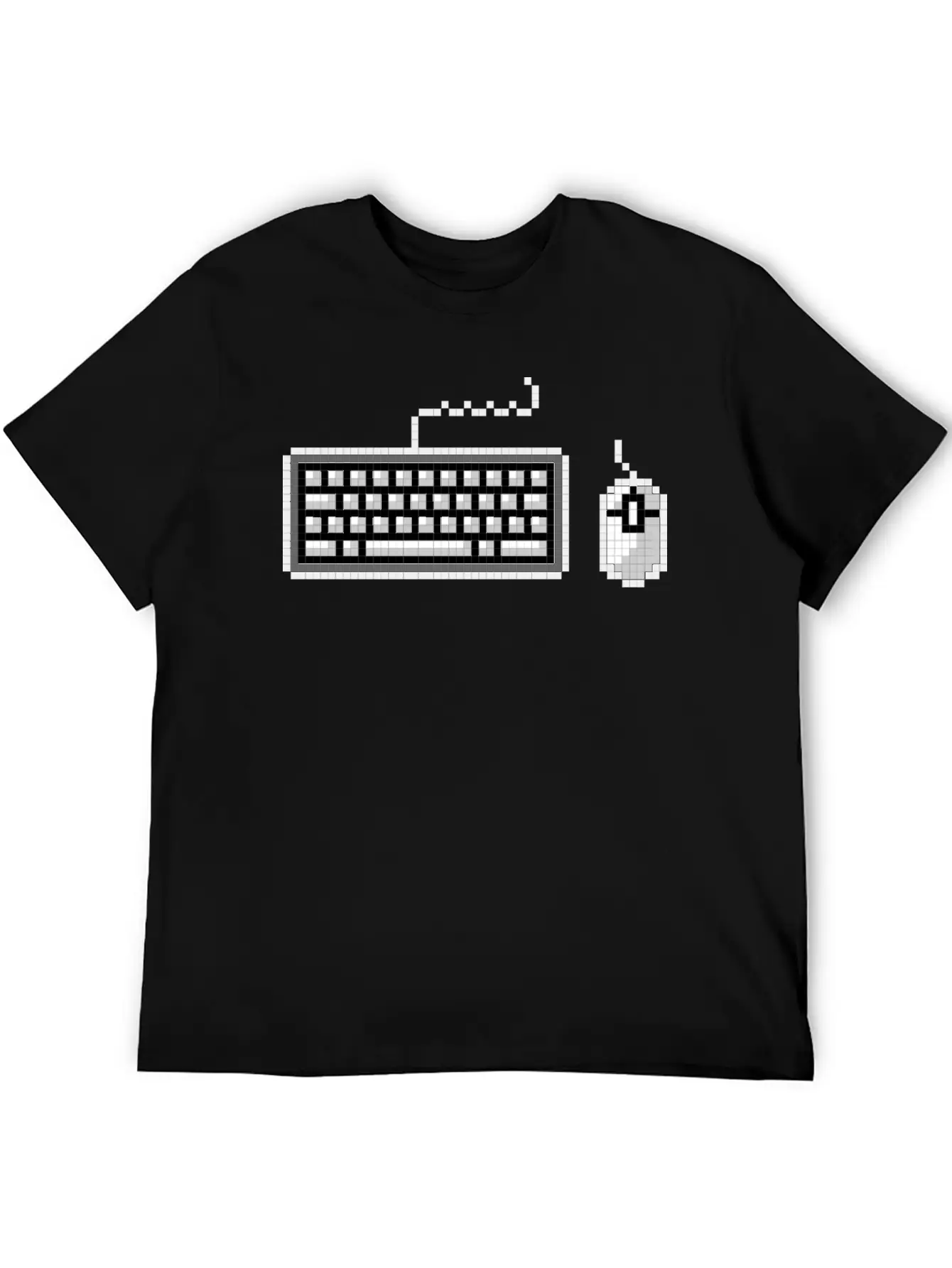 PC Gaming Keyboard And Mouse Gamer Unisex Short Sleeve Soft Cotton T-Shirt – Casual Everyday Wear