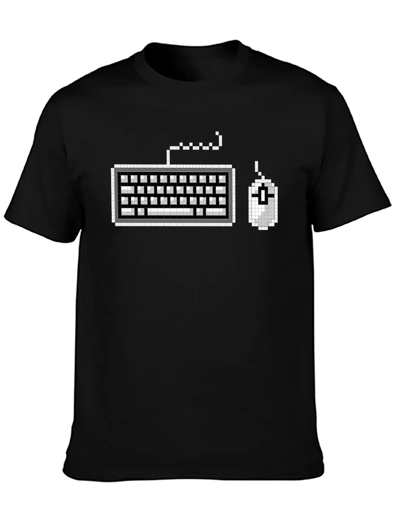 PC Gaming Keyboard And Mouse Gamer Unisex Short Sleeve Soft Cotton T-Shirt – Casual Everyday Wear
